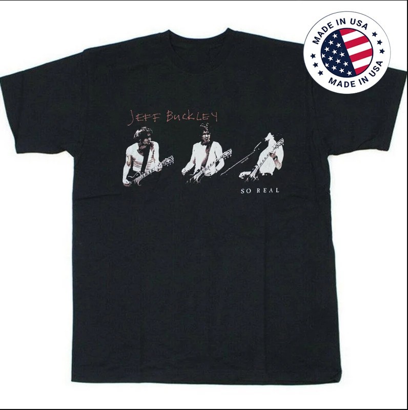 1994 JEFF BUCKLEY So Real T-shirt, Vintage 90s Jeff Buckley Tour Concert Tee T64