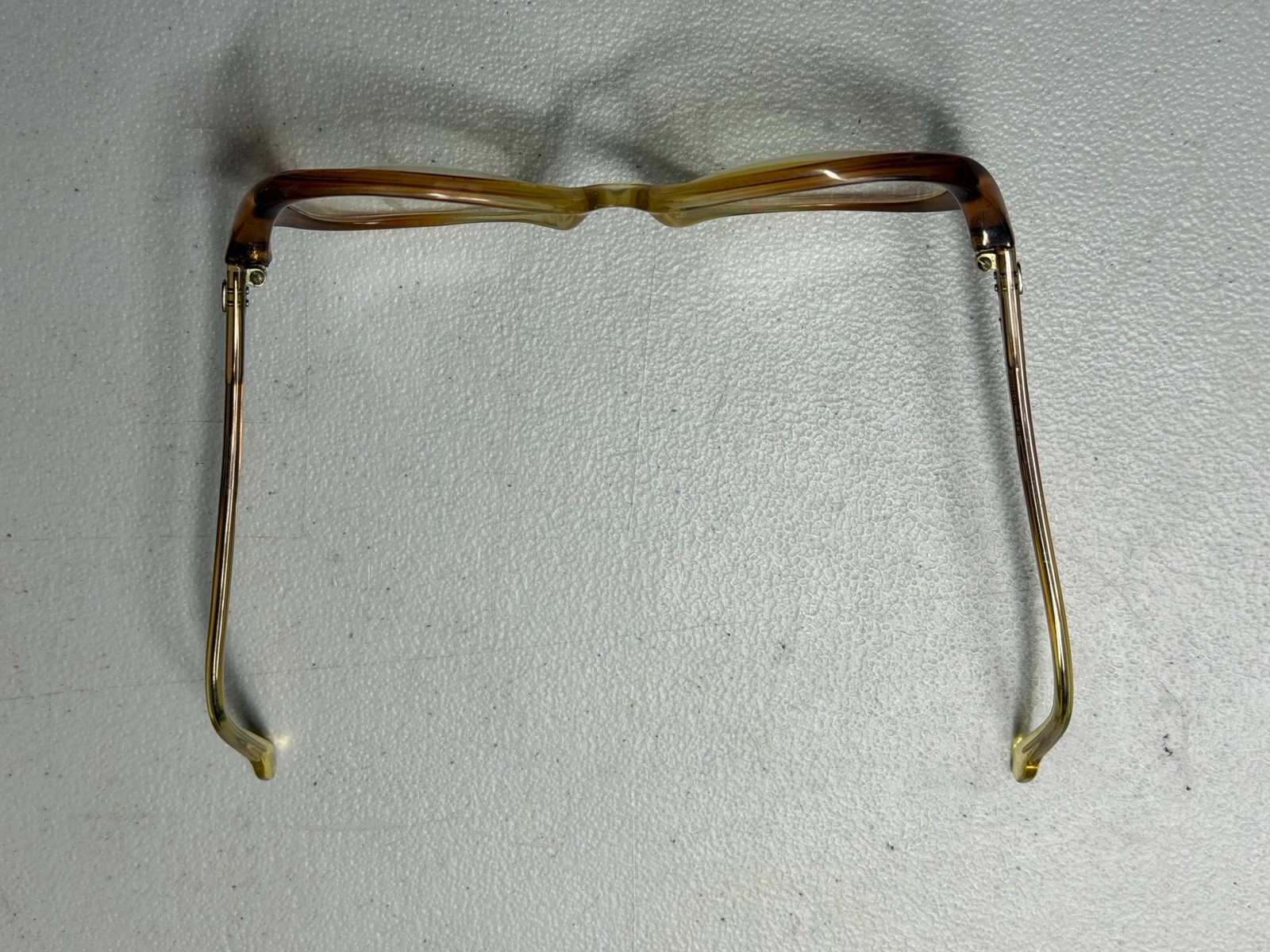 American Optical Vintage 1970s Era Aviators Eyeglasses Frame Model Ao 201 125mm