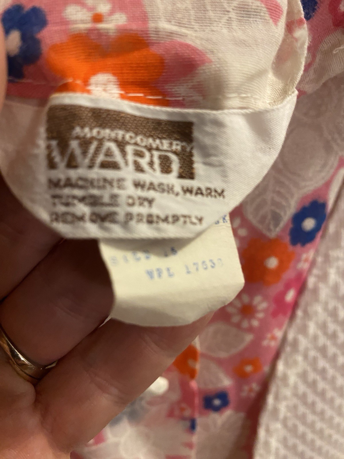 Montgomery Ward Ladies Vintage Dress