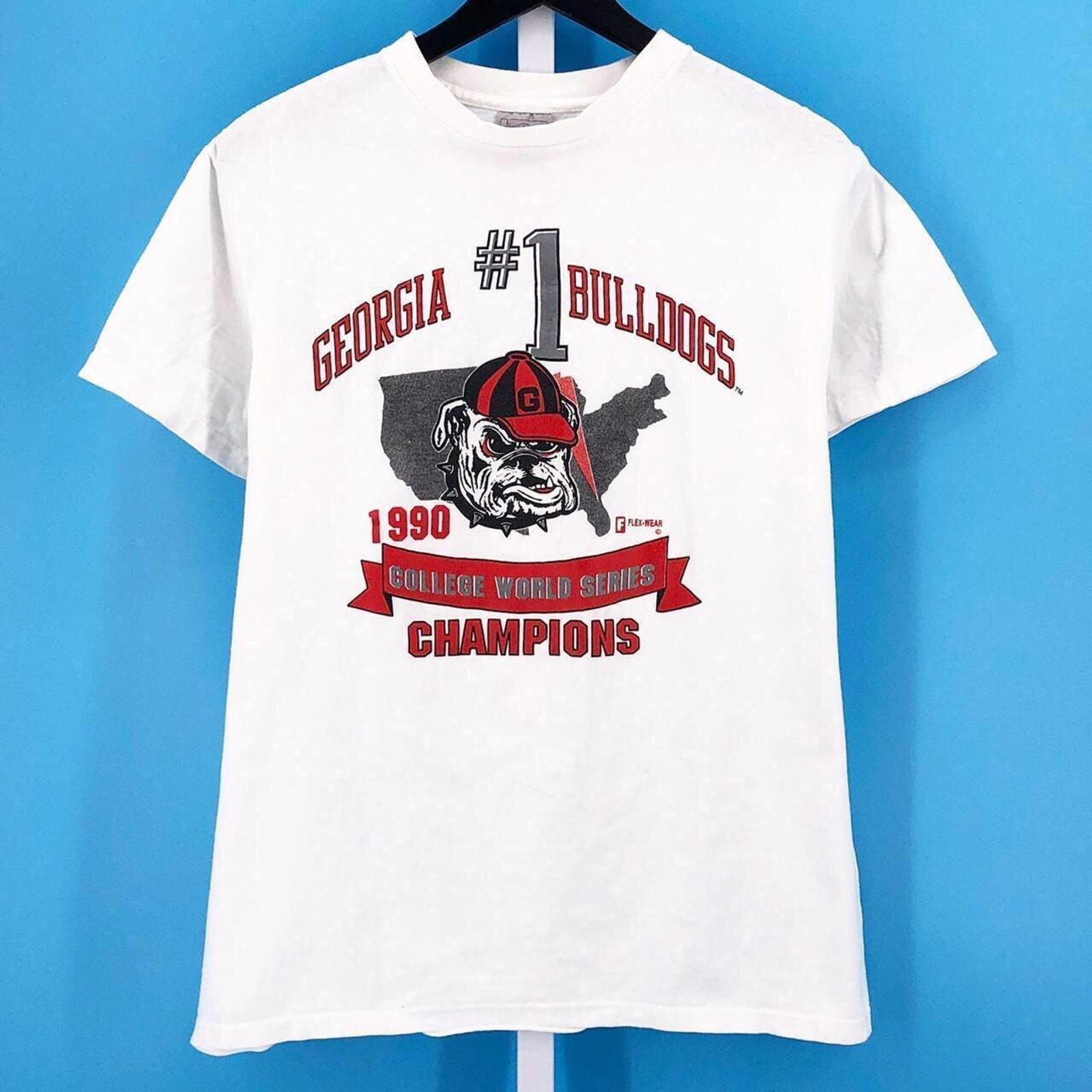 90s Georgia Bulldogs College World Series Champions tshirt 1990s vintage