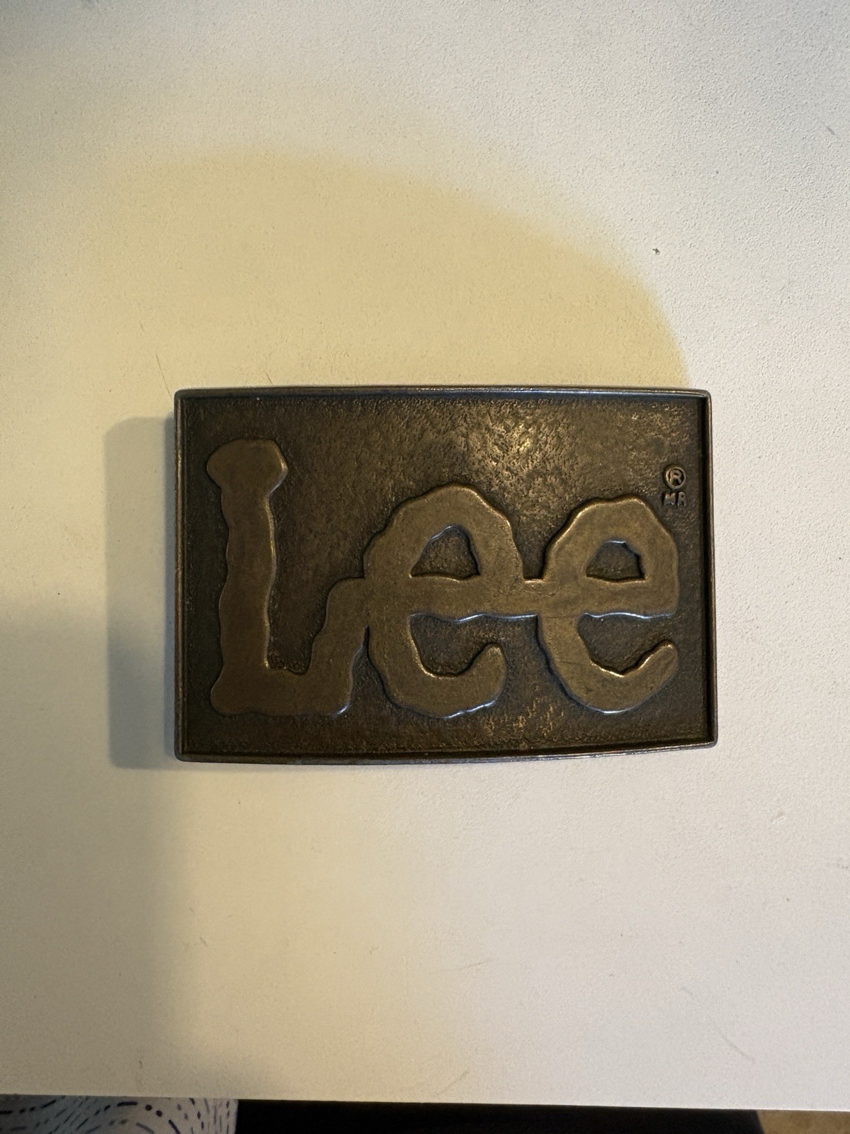 Vintage 70s/80s Lee Jeans Brass Belt Buckle Western Workwear