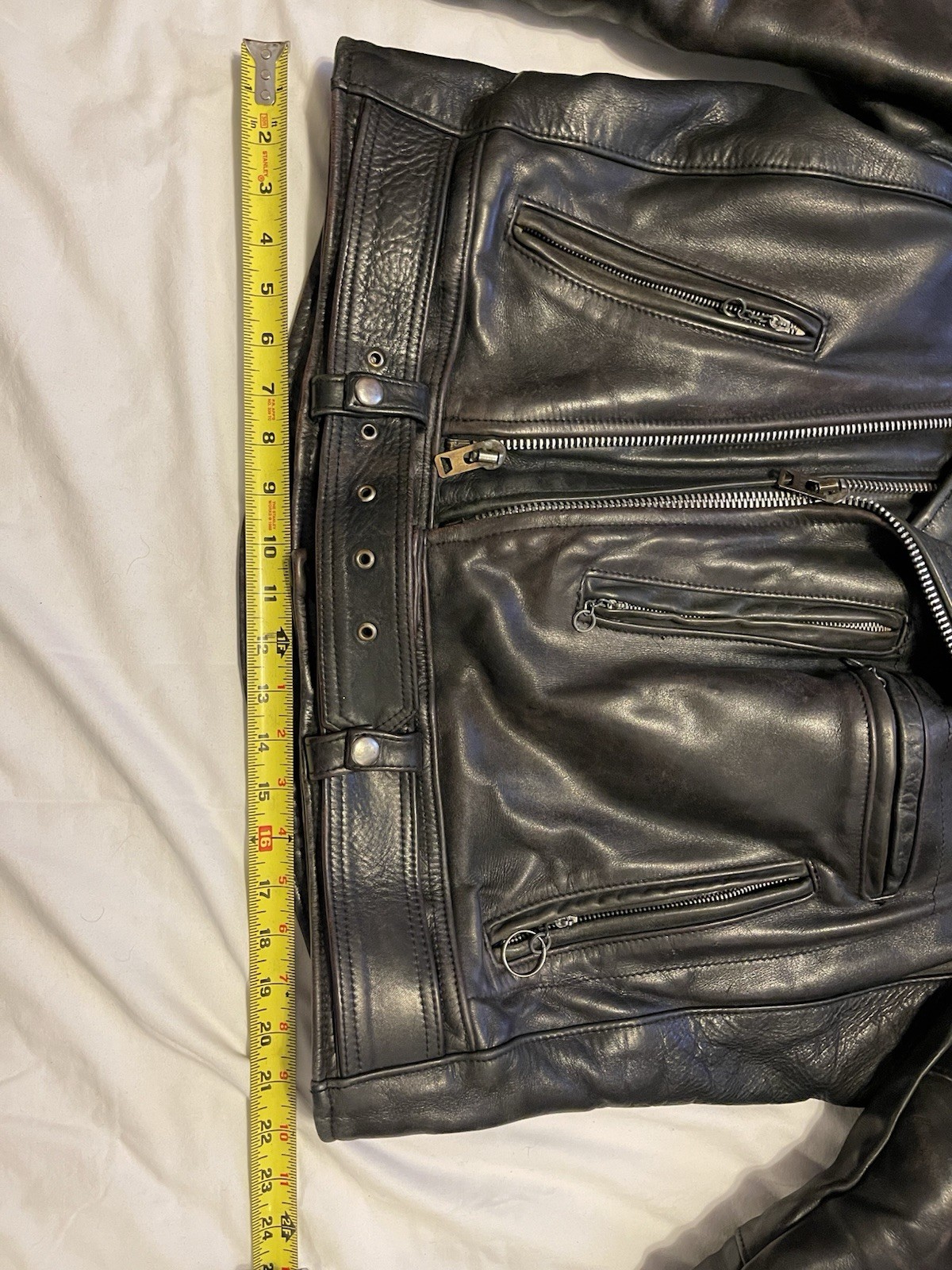 VTG Vanson Rock And Roll Twin Track TALON Size 44 In USA 80’s/90’s RARE
