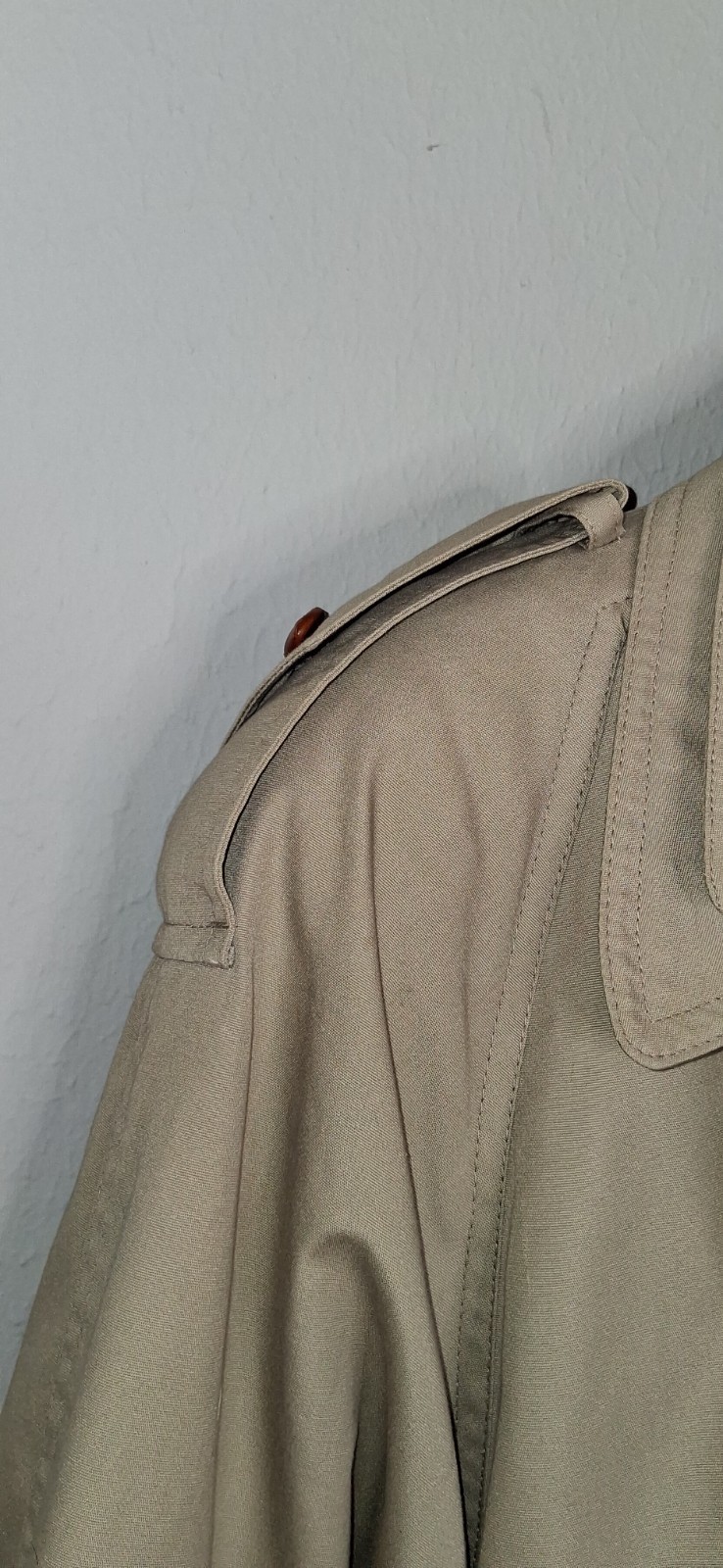 Vintage Cyclone Trench Coat Made in Romania Double Breasted Belted Duster Sz 6