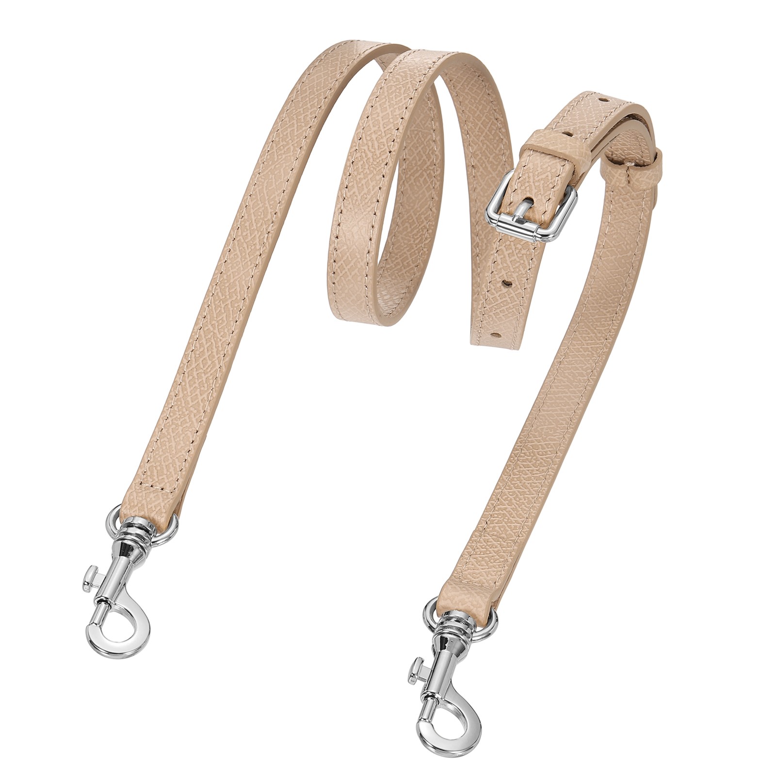 Bag strap 95-115cm, lotus pink, silver buckle