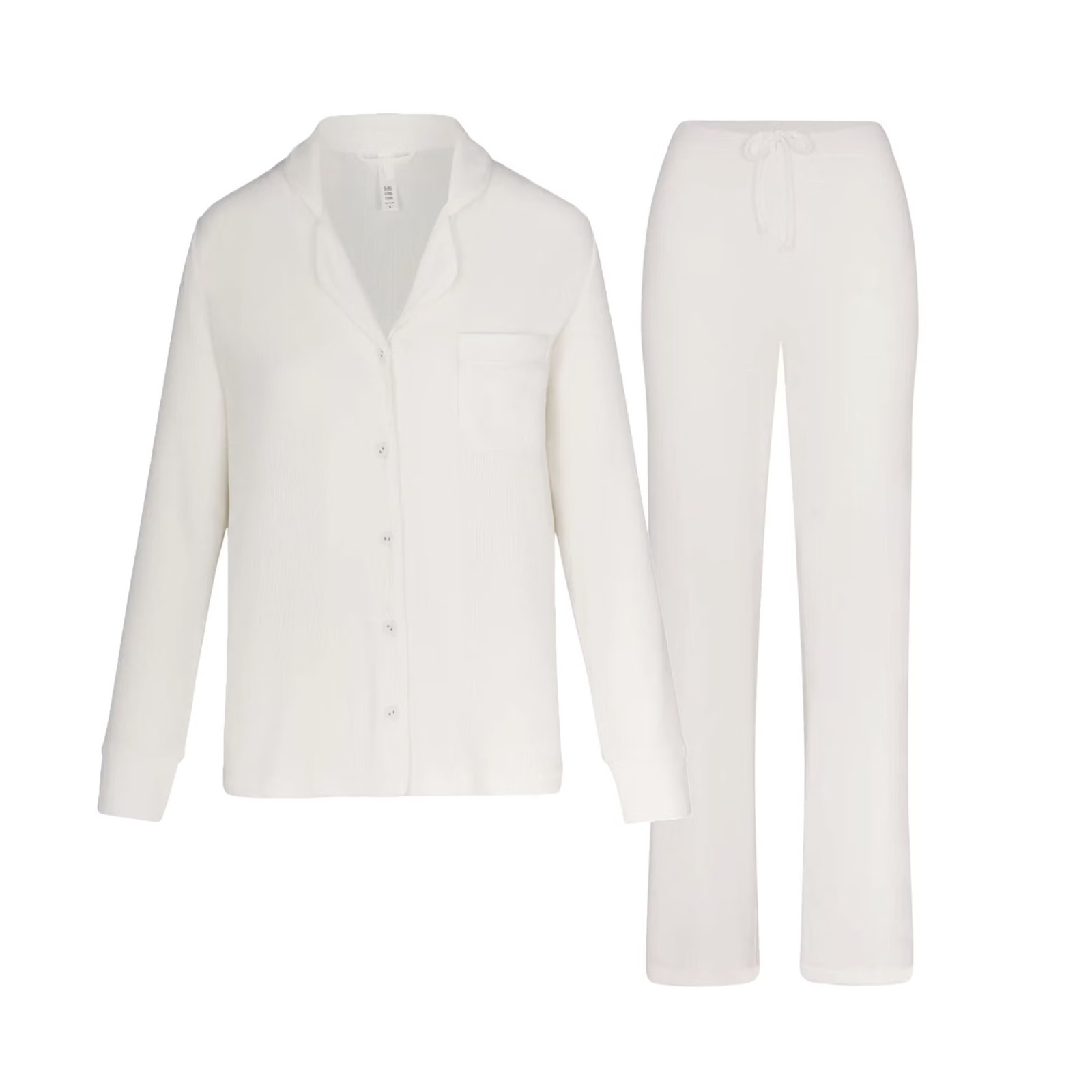 Skims Soft Lounge Sleep Set – Marble White – Size Small S – New With Tags