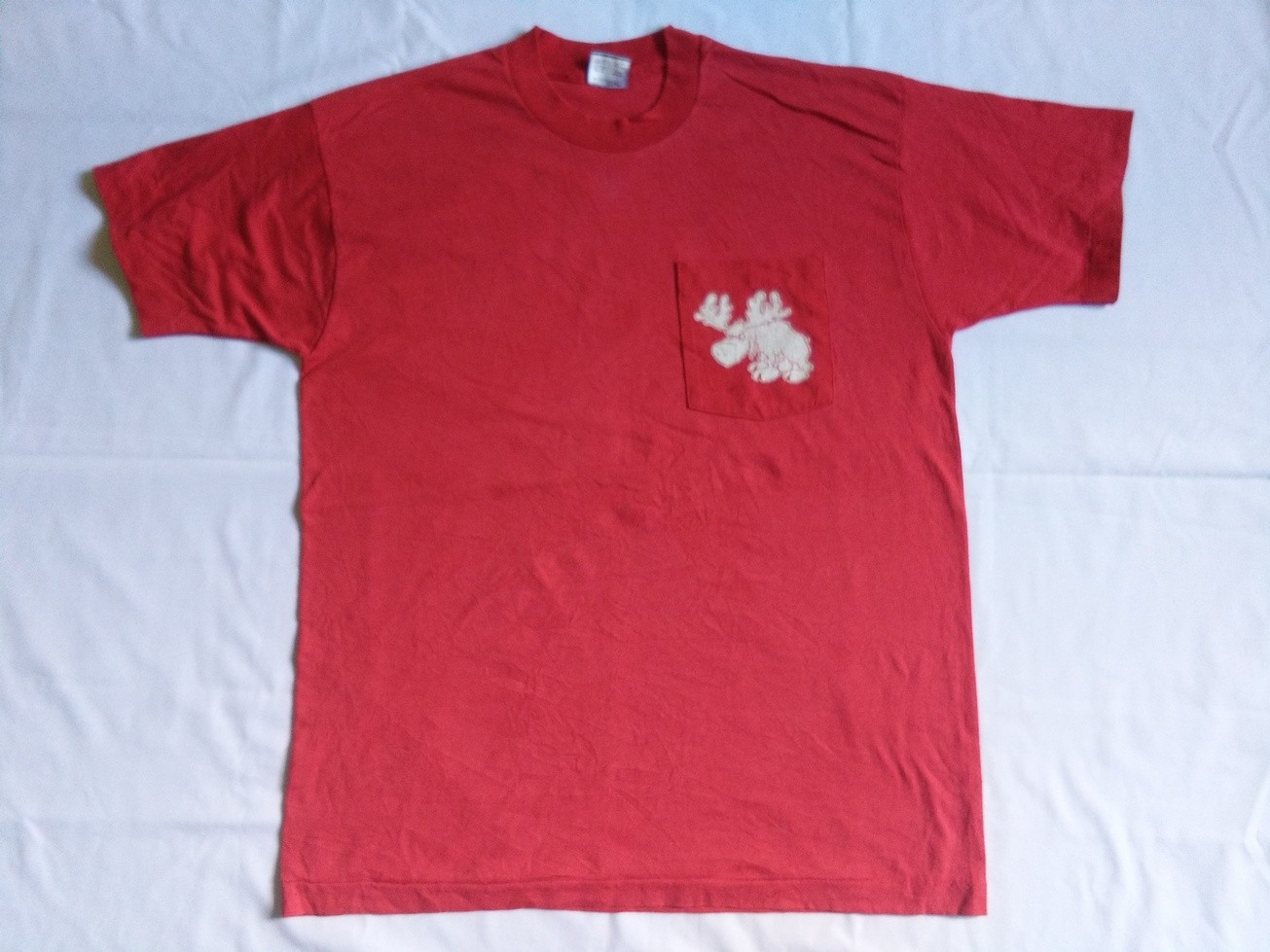 Vtg 50/50 Patuxent Moose Pocket Tee T Shirt L Hollywood Maryland Taco Bell