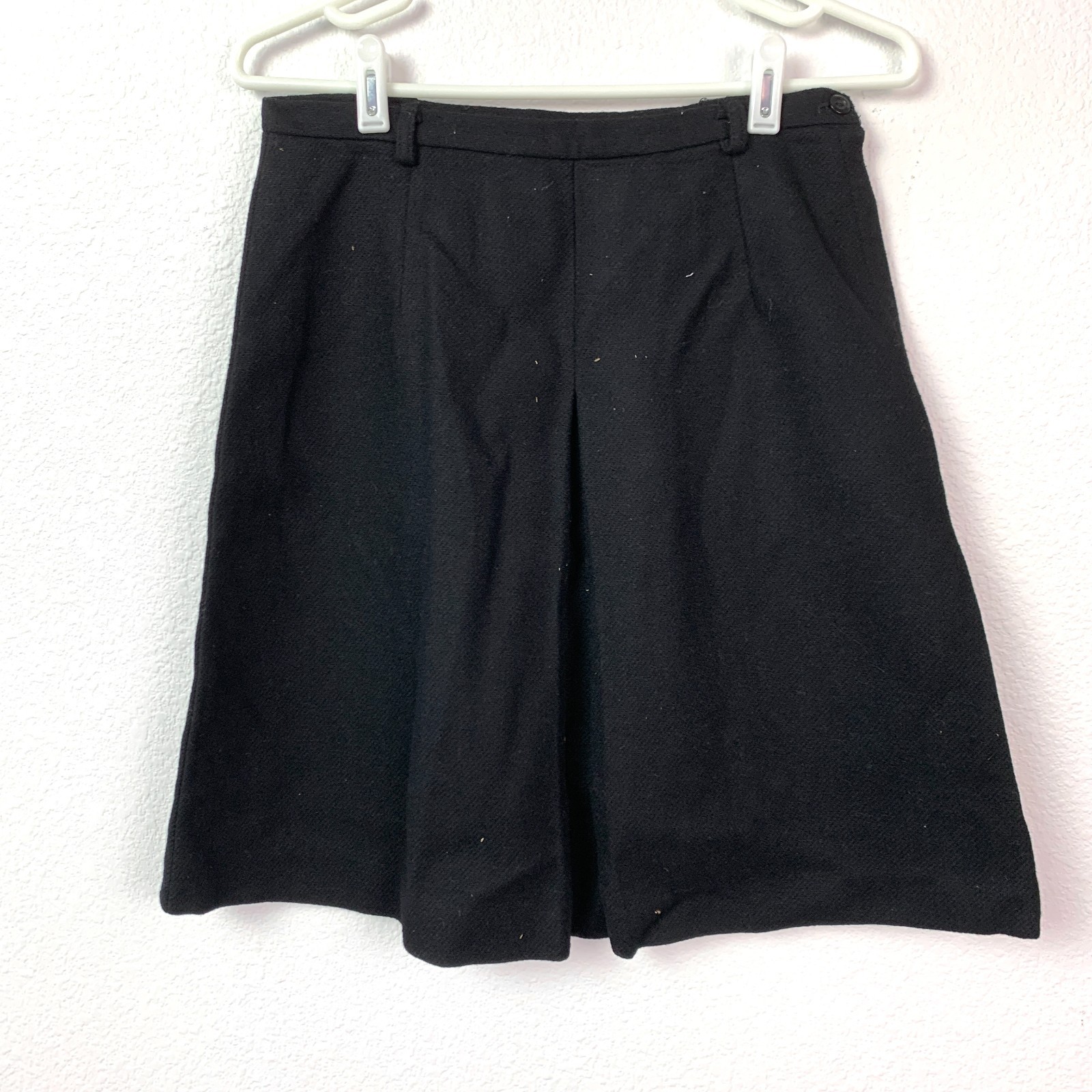 Vintage Glenbrooke Short Black Skirt Skort Dark Academia Size Unknown