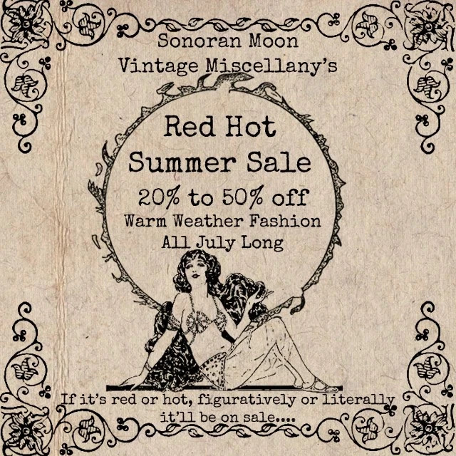 Vintage 1960s/1970s Red Floral Smocked Cotton Blend Mod Hippie Boho Sundress