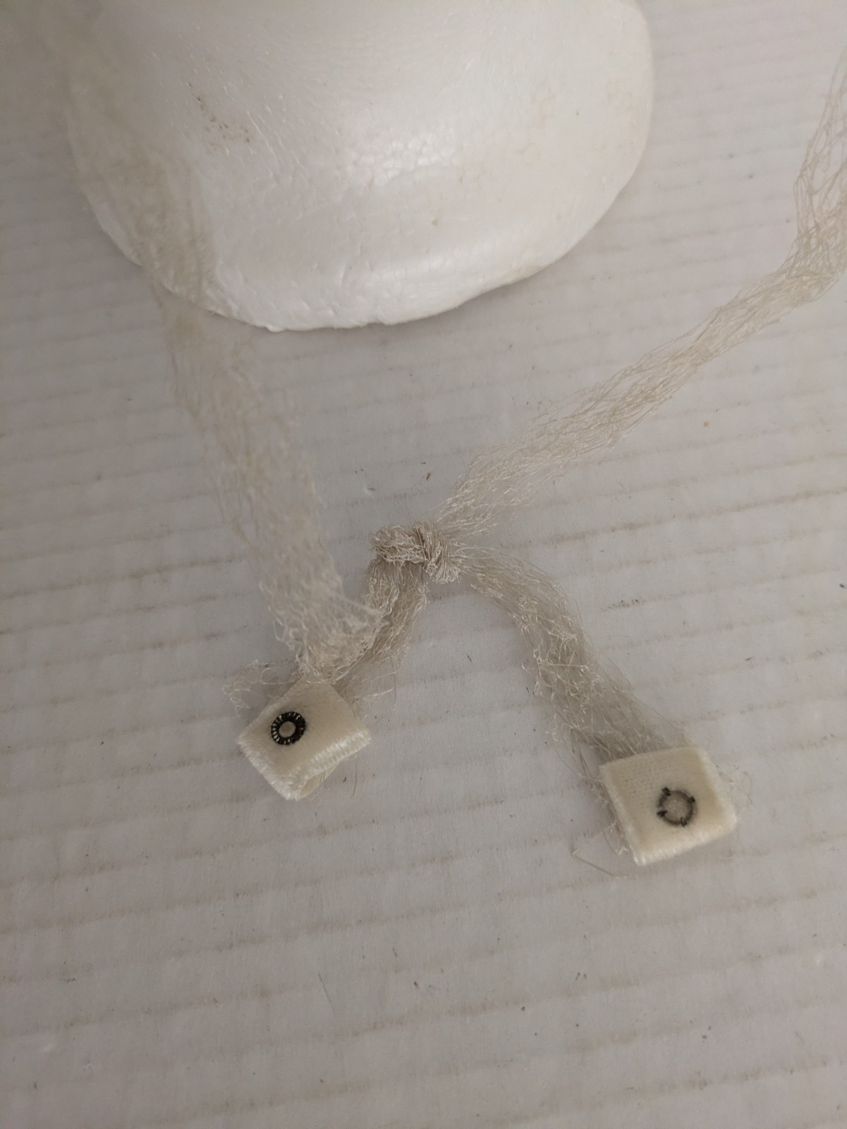 Vintage 1950s/60s Ivory Cream Half Hat Cap Church Wedding Veil