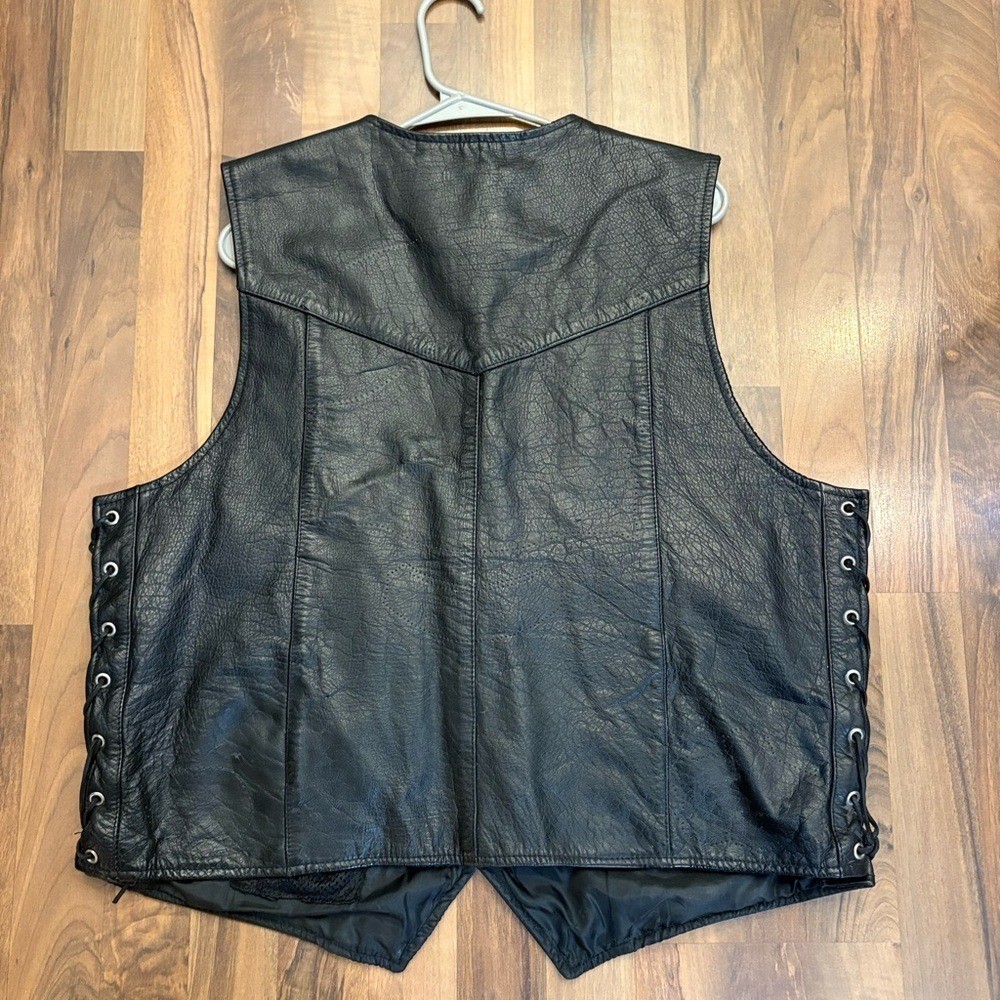 Vintage Leather Headquarters Vest
