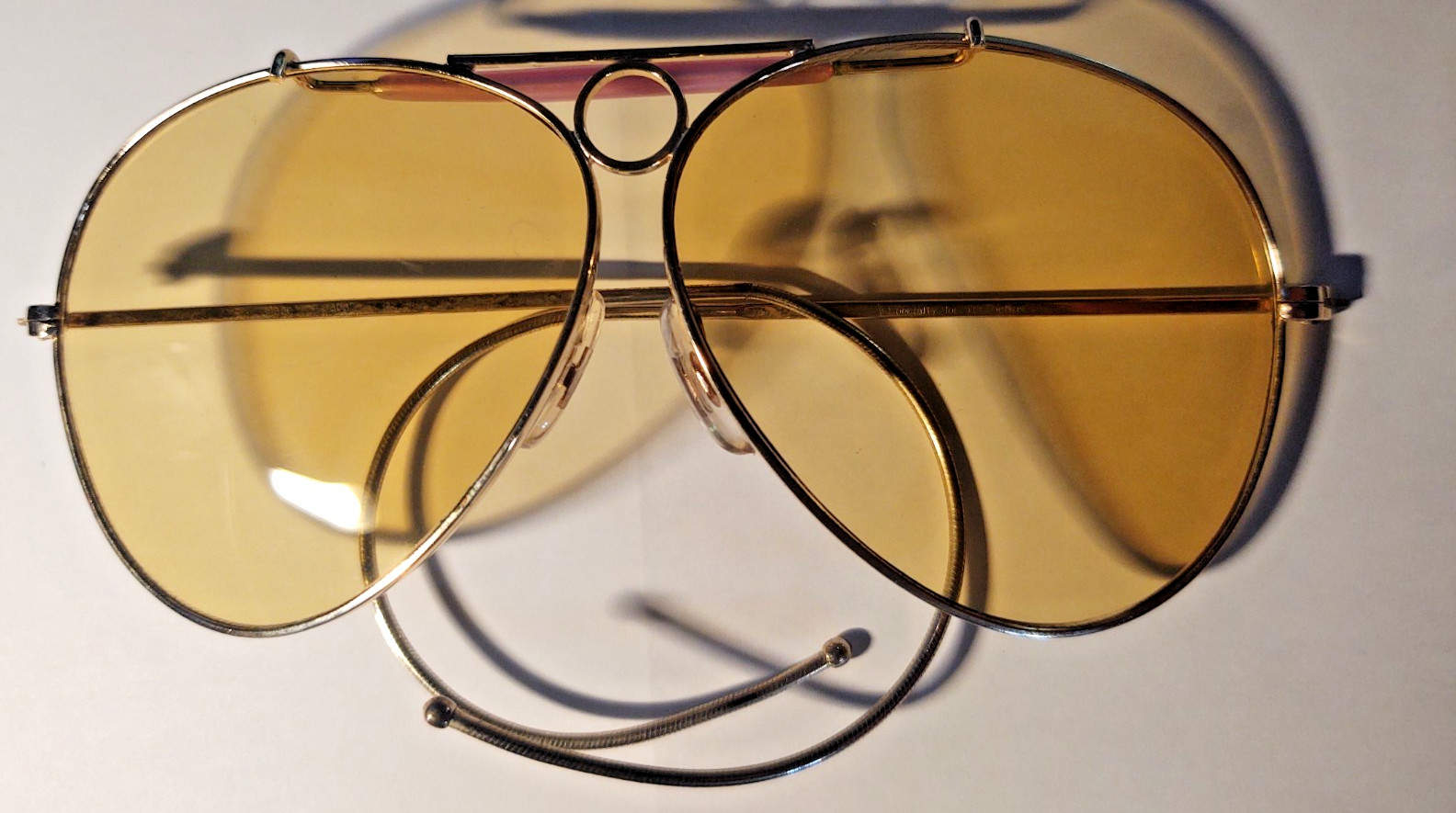 NOS Made Japan Especially for U.S. Optics Stunning Aviator Sunglasses/ Shooting