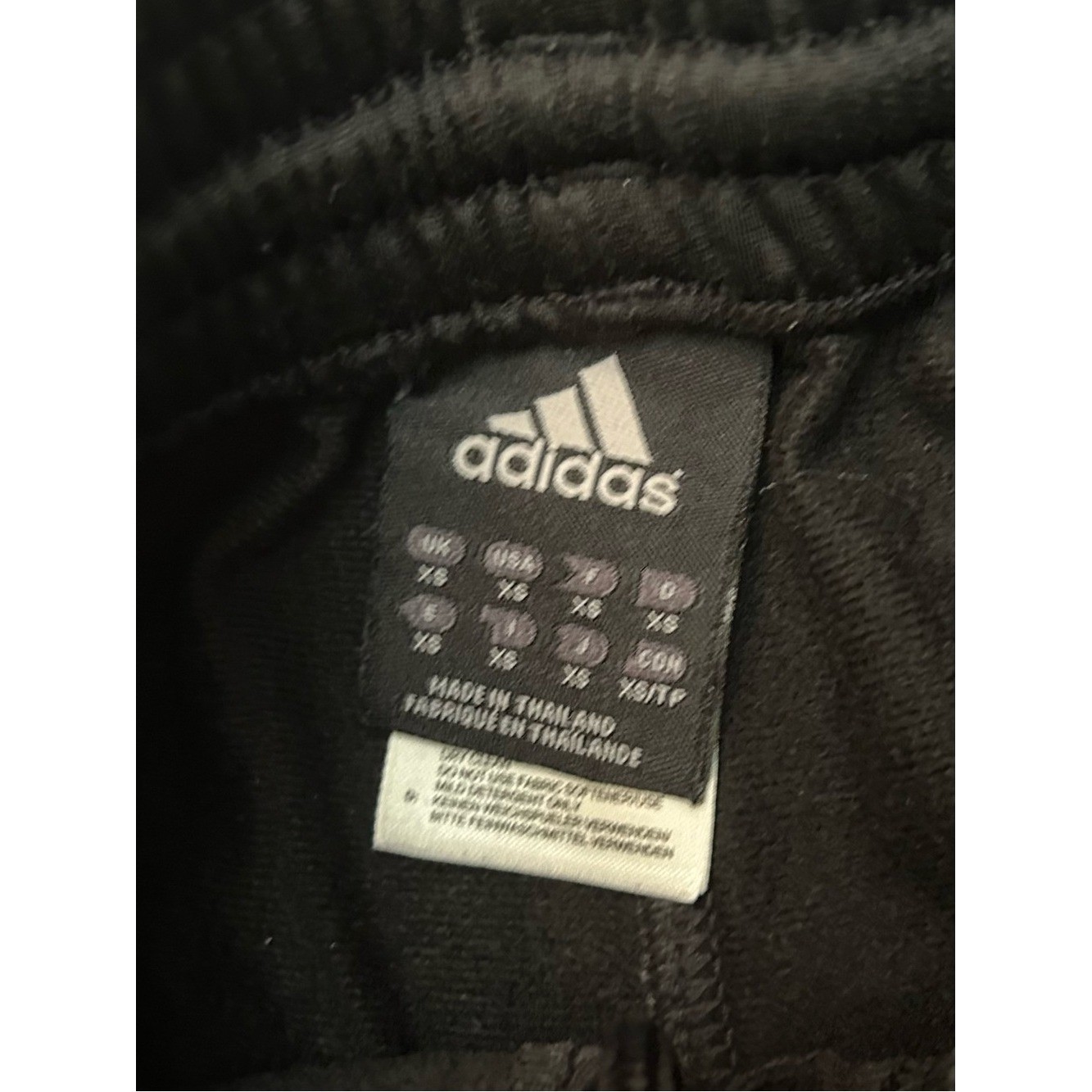 Vintage adidas 90’s Y2K Black Track Pants with Hot Pink Side Stripes