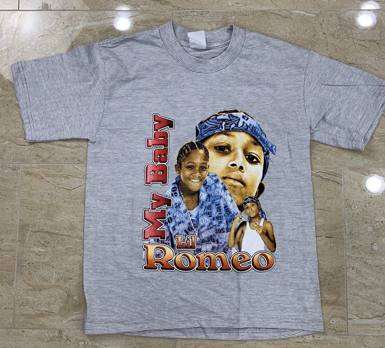 Vintage Lil Romeo Shirt Sz S Rap Hip Hop 90s 2000s No Limit Master P My Baby