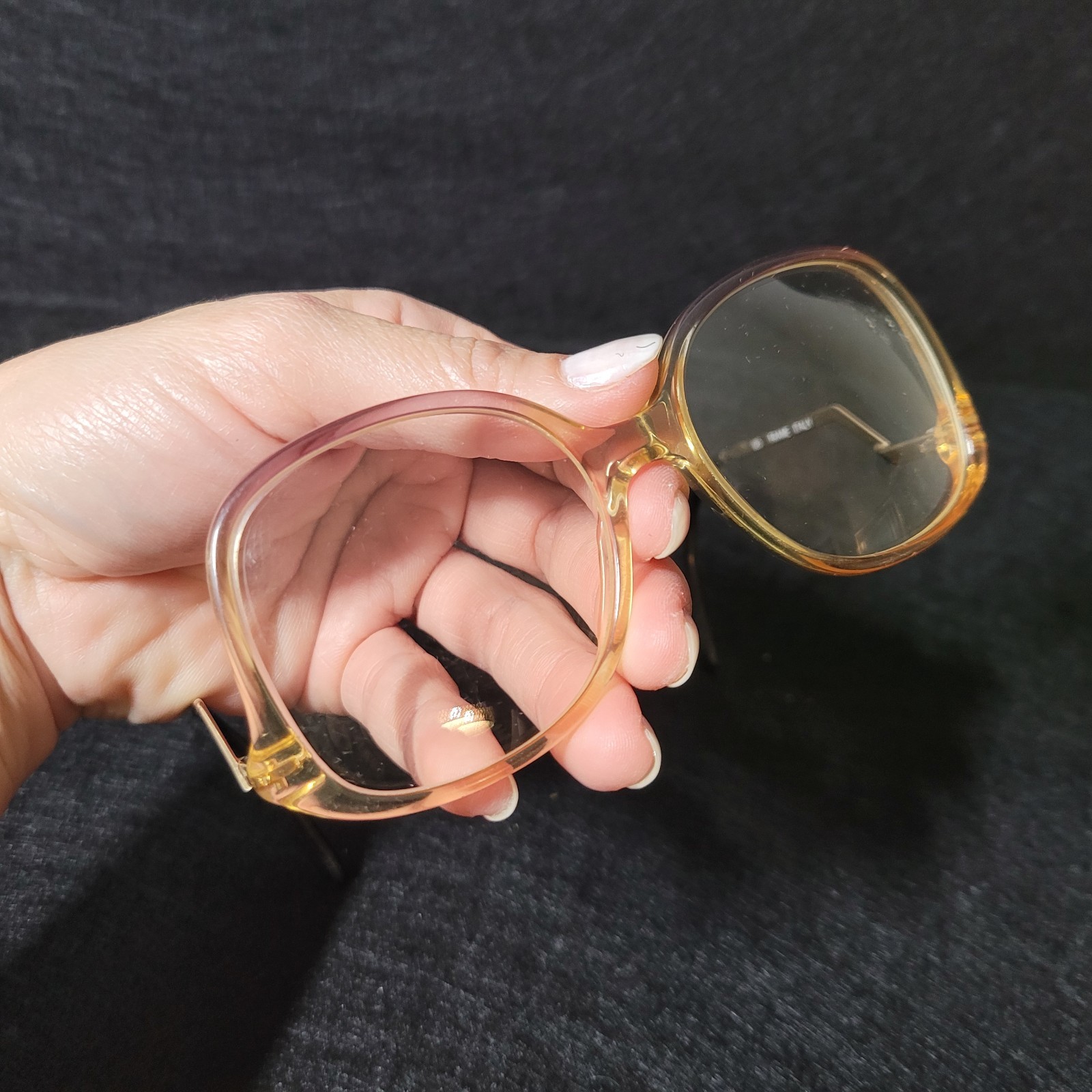Vintage BerDel Sferoflex Eyeglass Retro Mid-Century Acetate Frames 125MM Italy