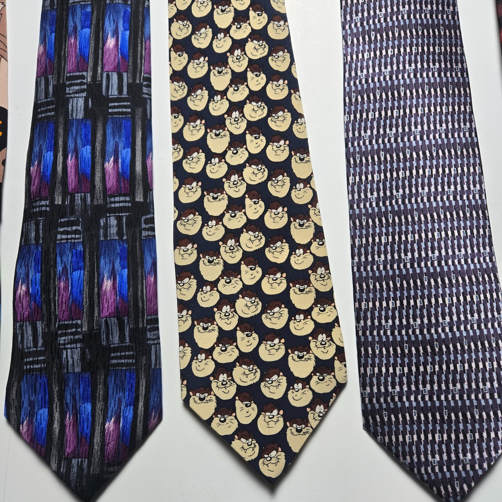 Vintage Lot Of 7 Men’s Silk Ties, Variety Of Names, Bundle Sold As One!