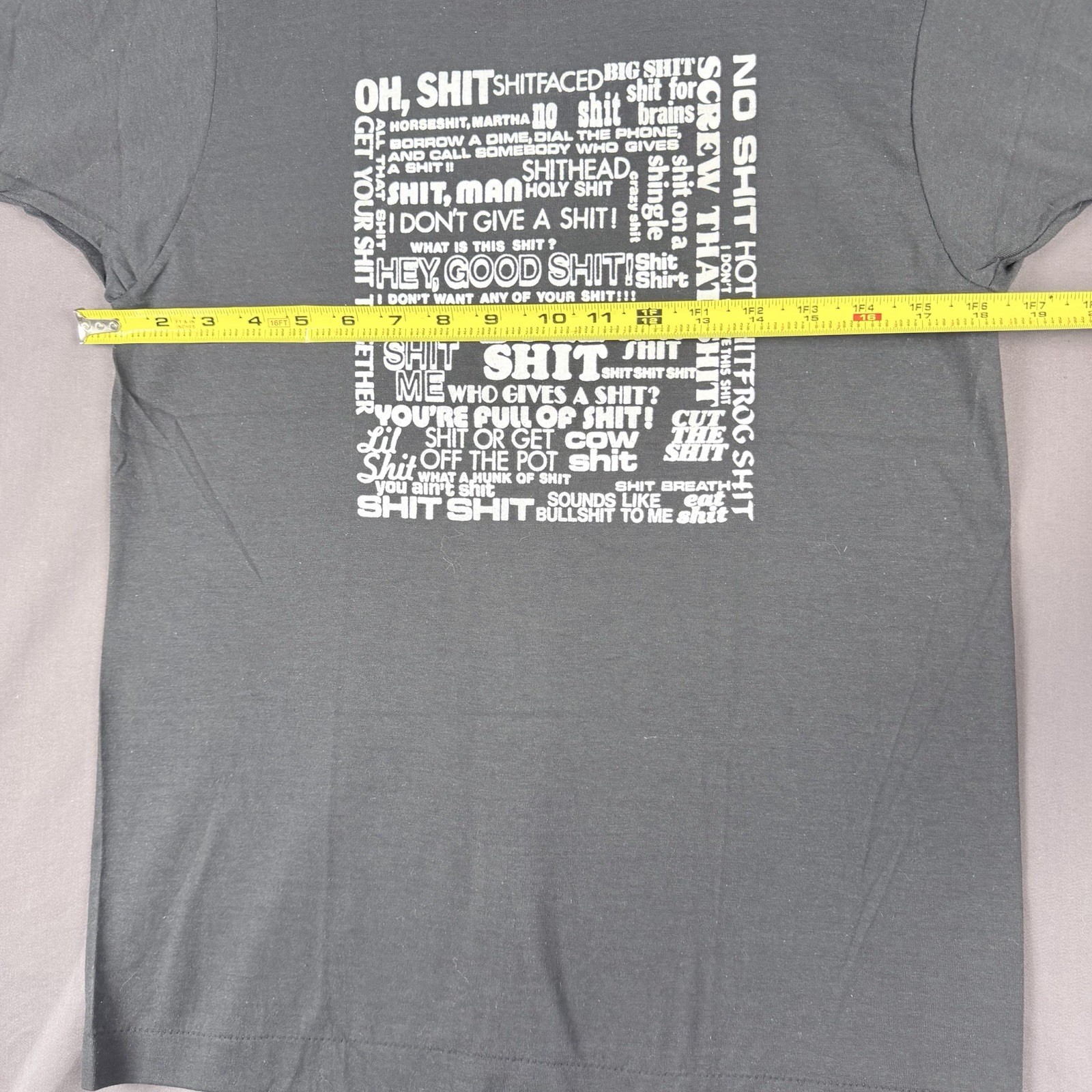 Vintage Screen Stars Men’s Graphic Tee M Black Cotton Blend Short Sleeve