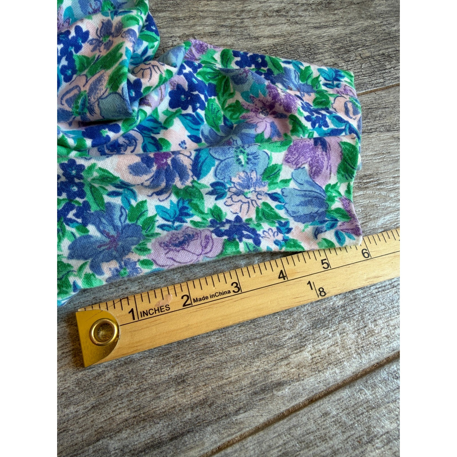 Expo Floral Dress 8 Vintage 80s USA Cottagecore Cottage Prairie Lace Shabby MIdi