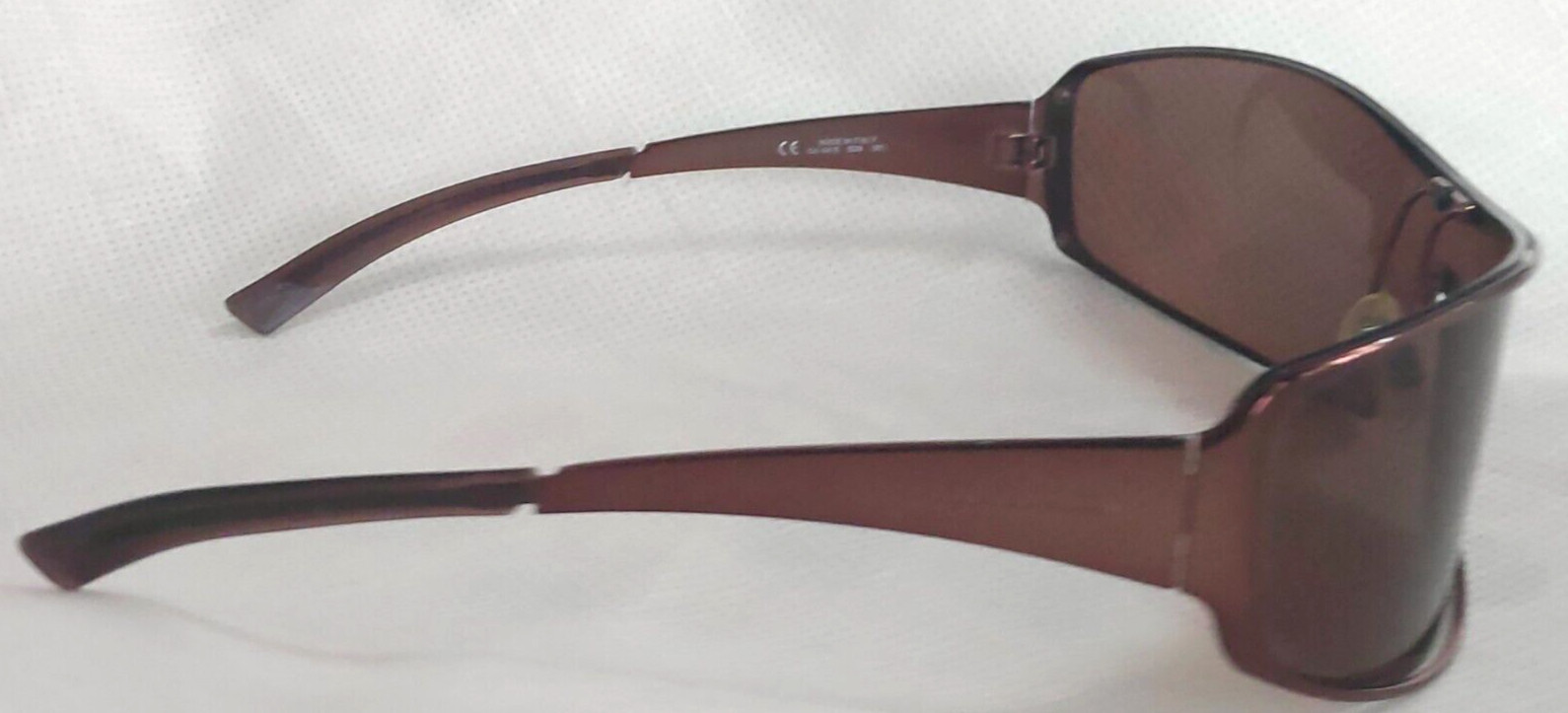 Vintage Giorgio Armani Brown Wrap Sunglasses GA 64/S Unisex Circa Y2K Italy