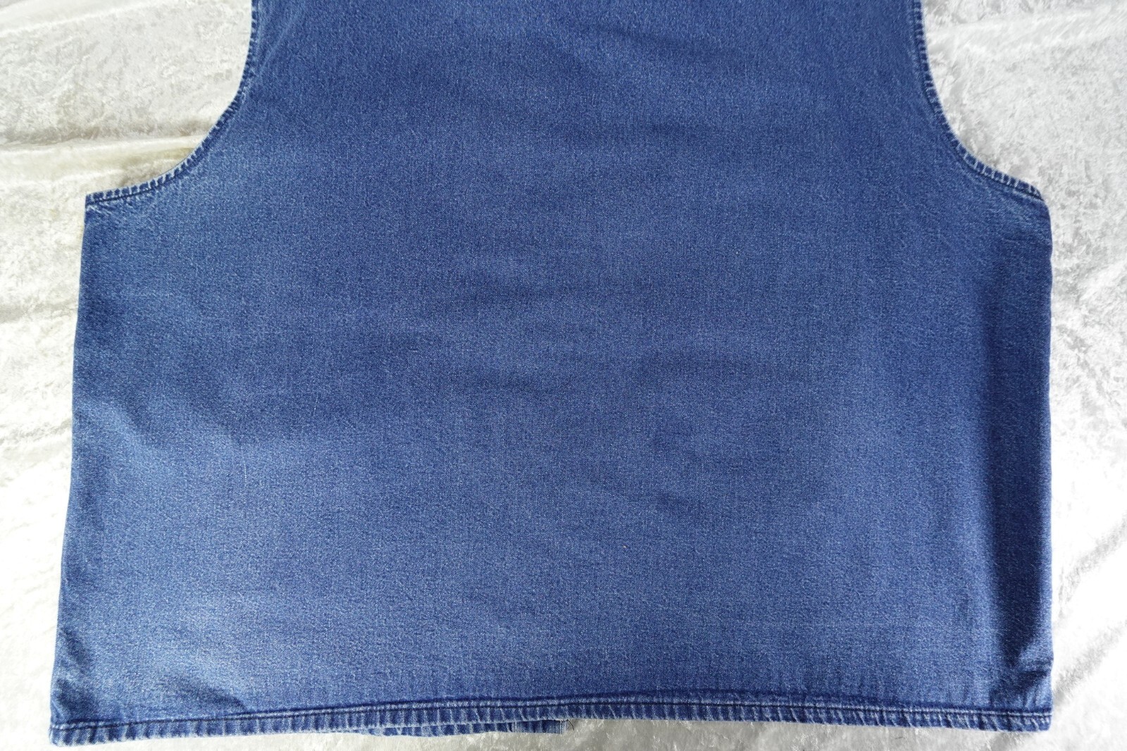 Vtg Pointer Brand Denim Chore Vest Made In USA Men’s Sz 58 Multi-Pockets