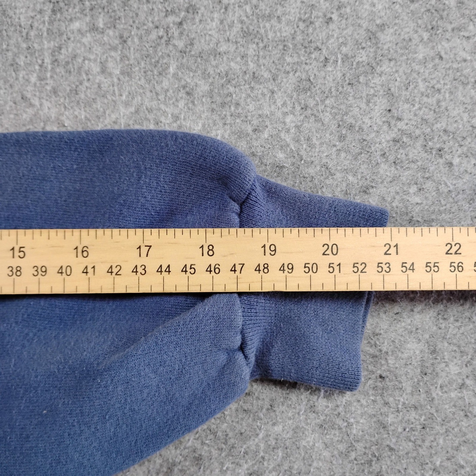 Vintage Russell Athletic High Cotton Cardigan Sweatshirt Blue Mens Medium USA