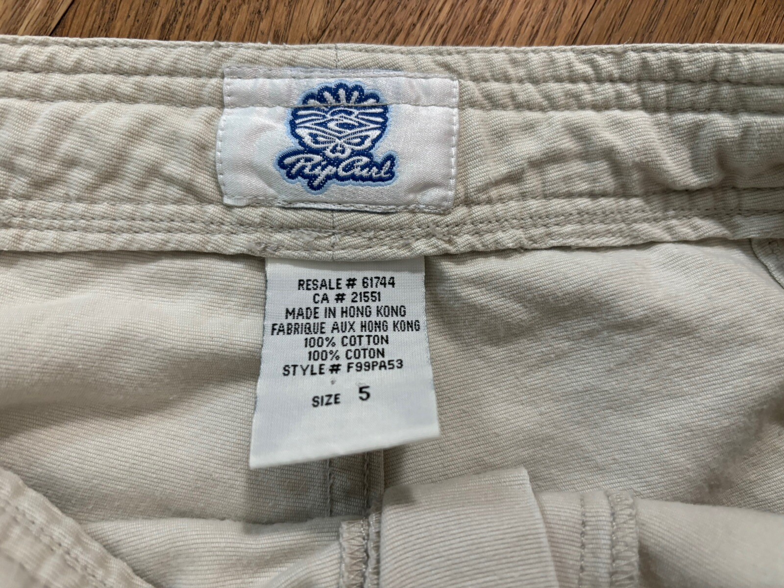 Y2k Surfer Girl Rip Curl Cargo Pants/relaxed Style.size 5.beachy Summer Style