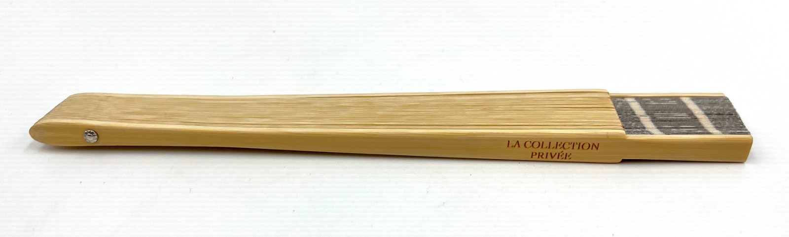 New! Christian Dior DIORIVIERA Folding Bamboo Fan ~ Navy