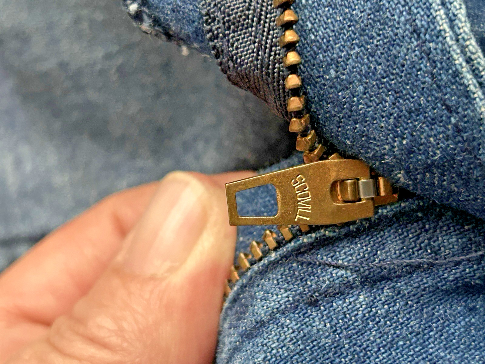 Vintage 70s Dungarees US Navy Issued Sailor Flared Jeans 38 x 32