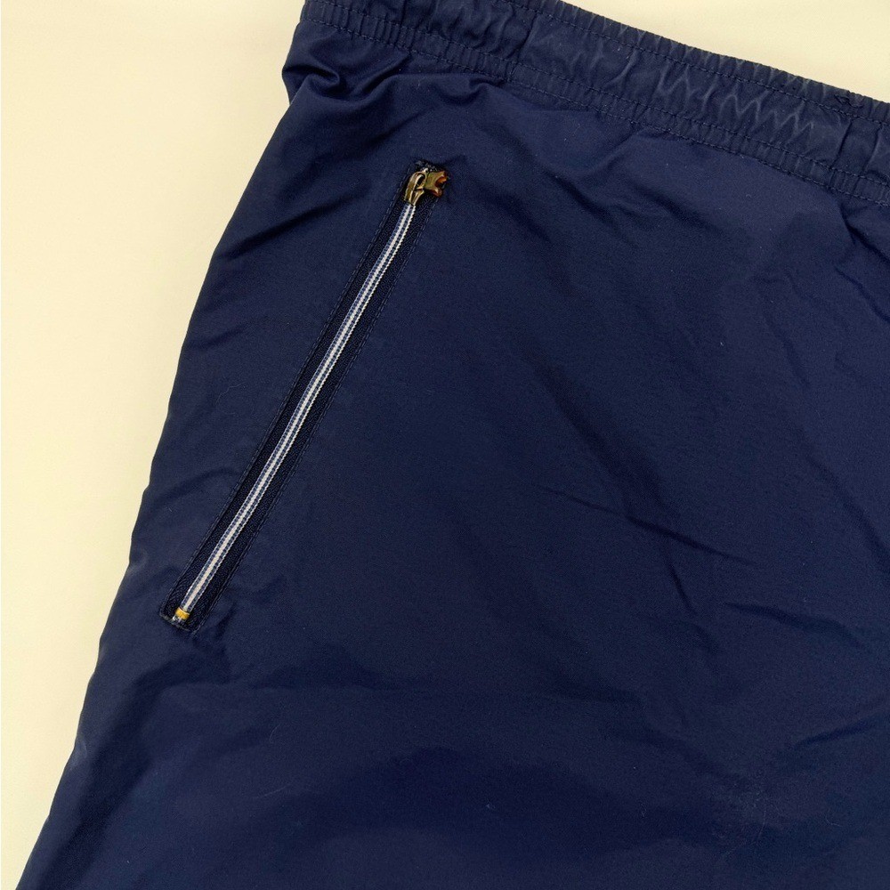 Vintage Nike Track Pants Mens Blue Black Zip Pocket Lined Y2K 90s Athletic XL