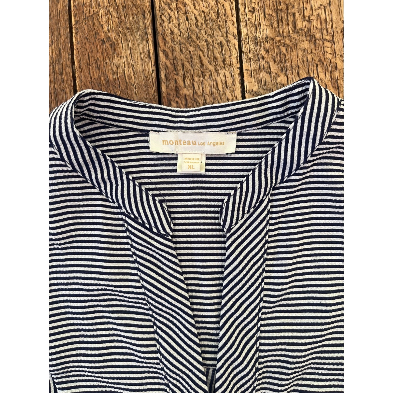 Chevron peplum top XL retro 2010s tumblr era business casual millennial
