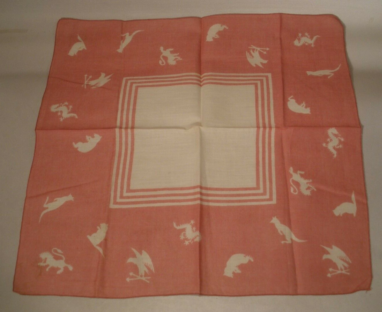Vintage Handkerchief of United Kingdom Countries