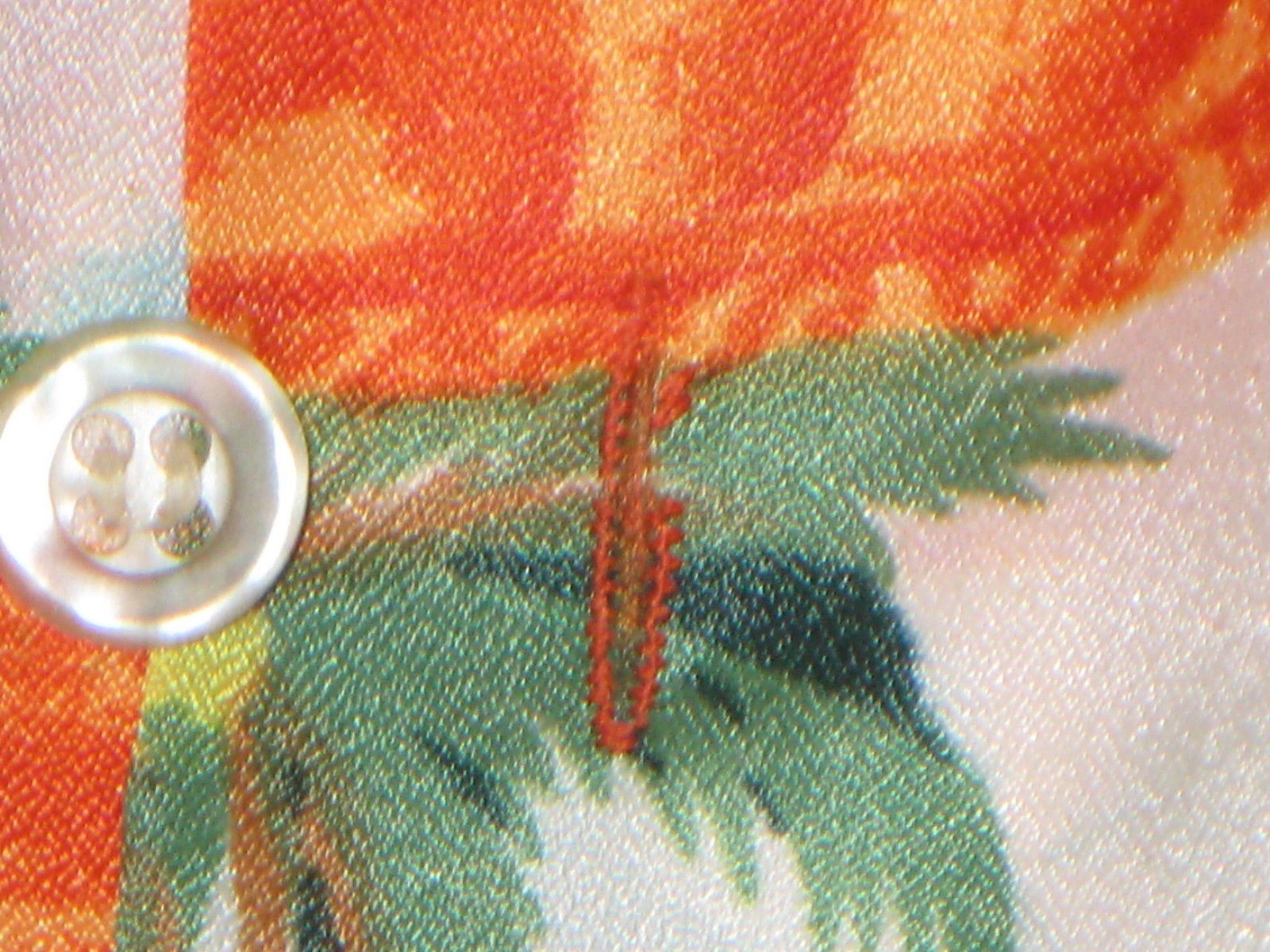 Vintage Waikiki Holiday Hawaiian Shirt Sz S 100% Polyester Korea Made