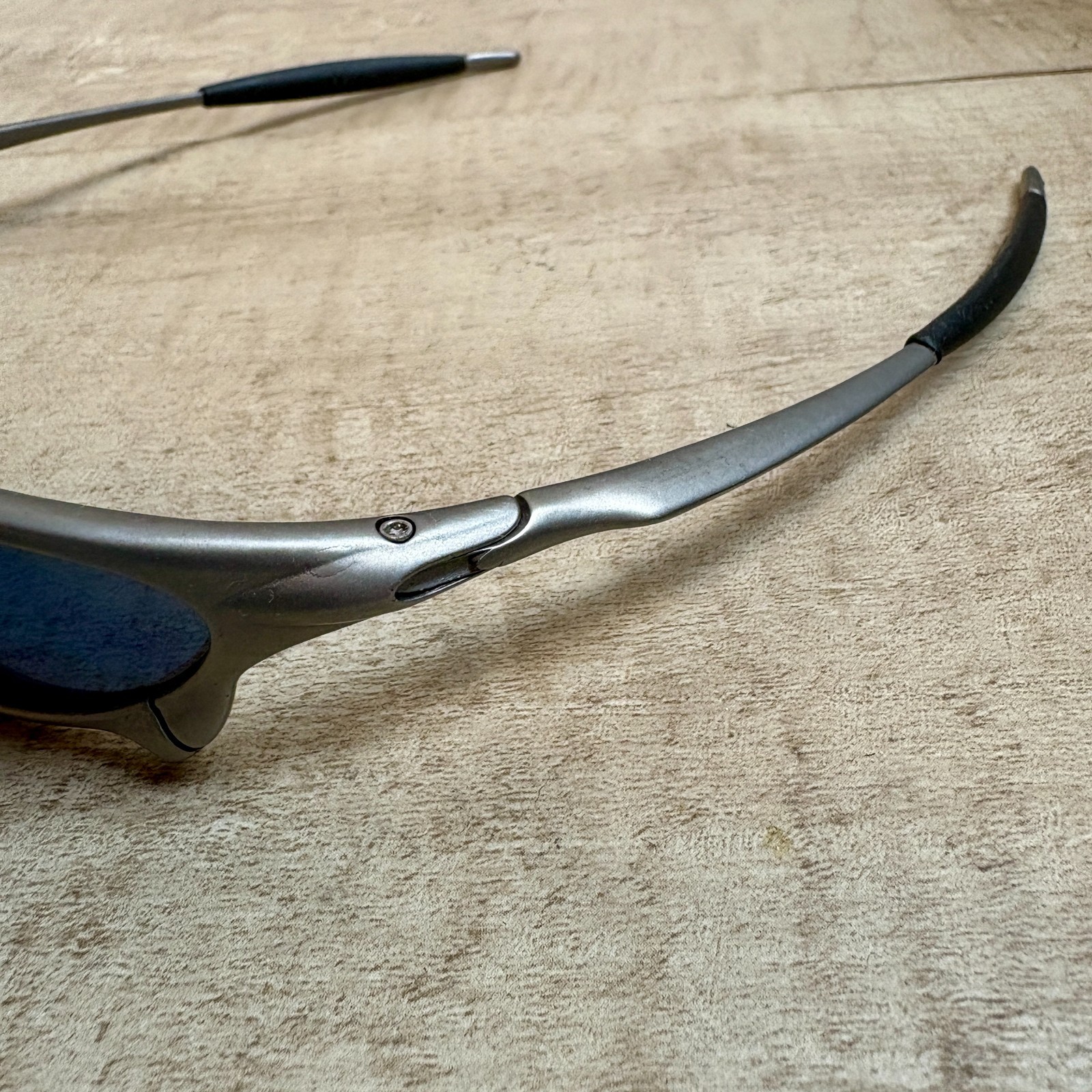Oakley Authentic Vintage X metal Penny Titanium Ice Iridium with case Great con!
