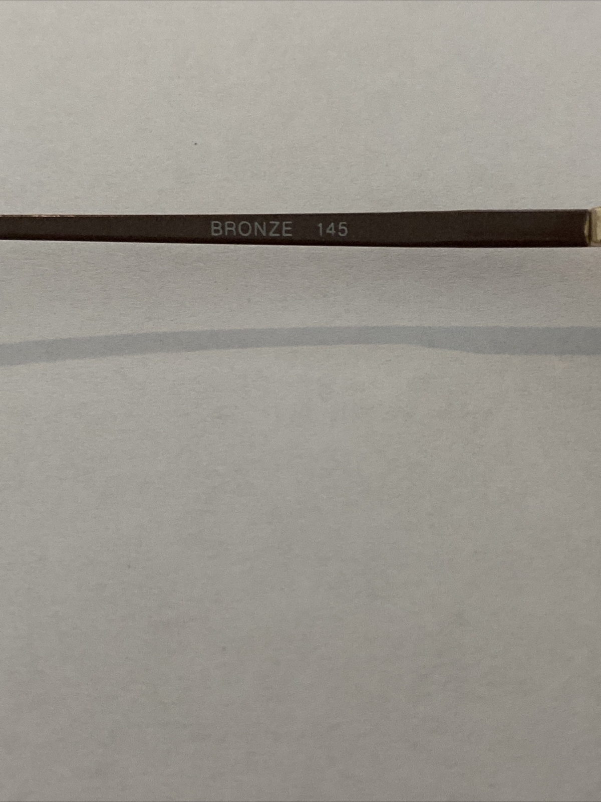 Vtg NOS Double Bridge L’UOMO Aviator Bronze Gold Eyeglass Frames 58-18-145 Italy