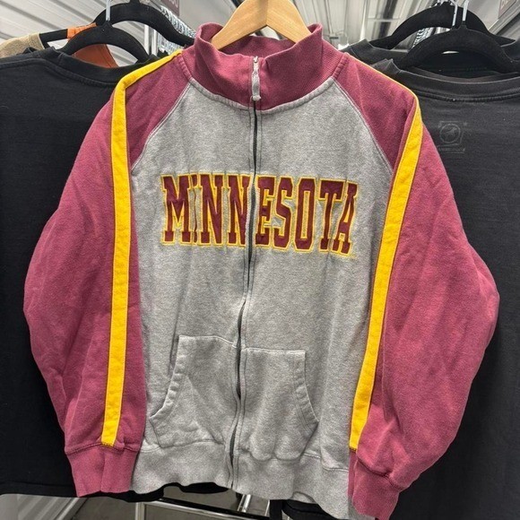 Vintage 2000’s Streetwear Essential Minnesota College Striped Sweater