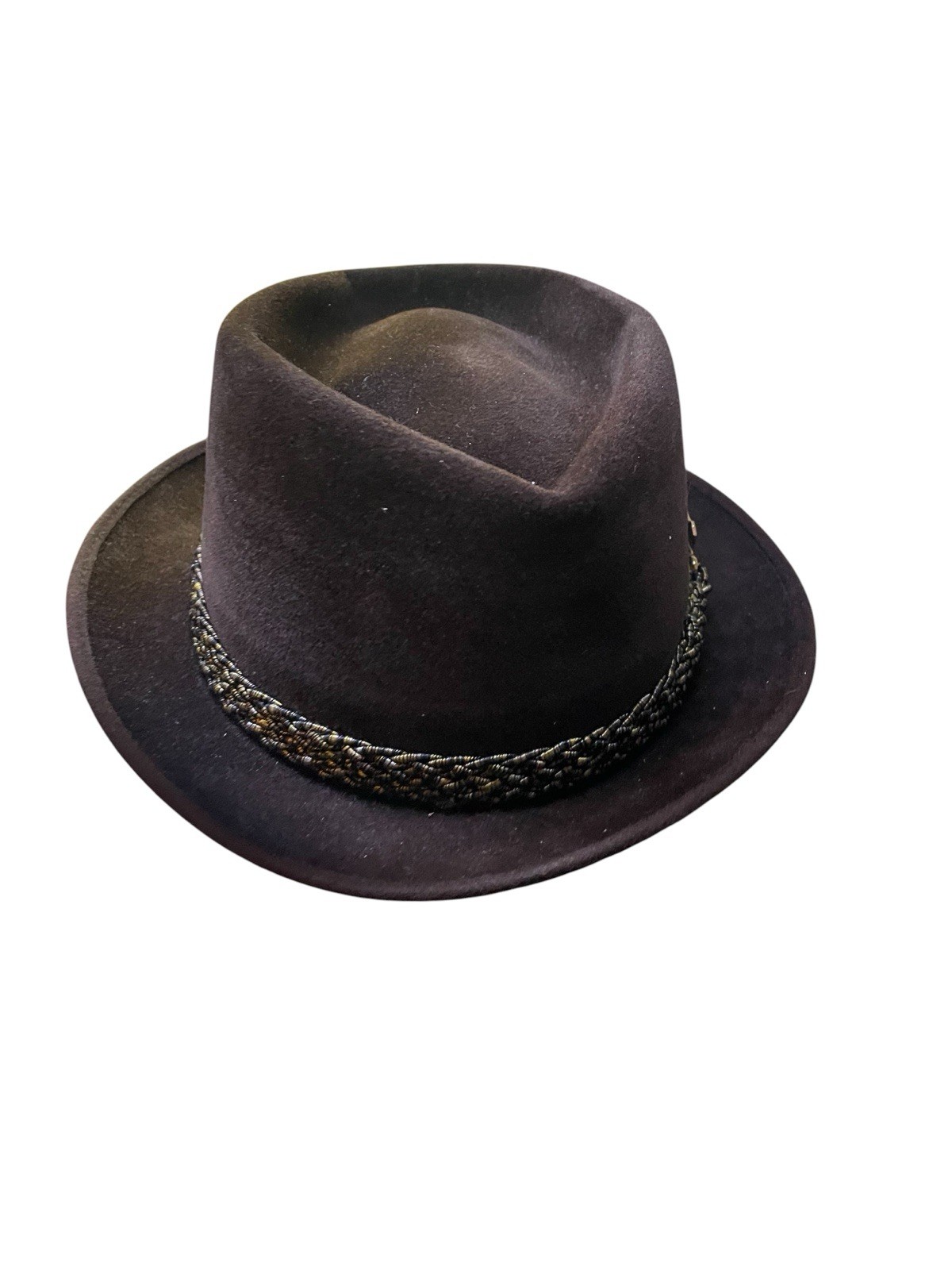 Champs “Feel The Felt” Vintage Velour Fedora. Size Tag Inside Band Says 7 1/8