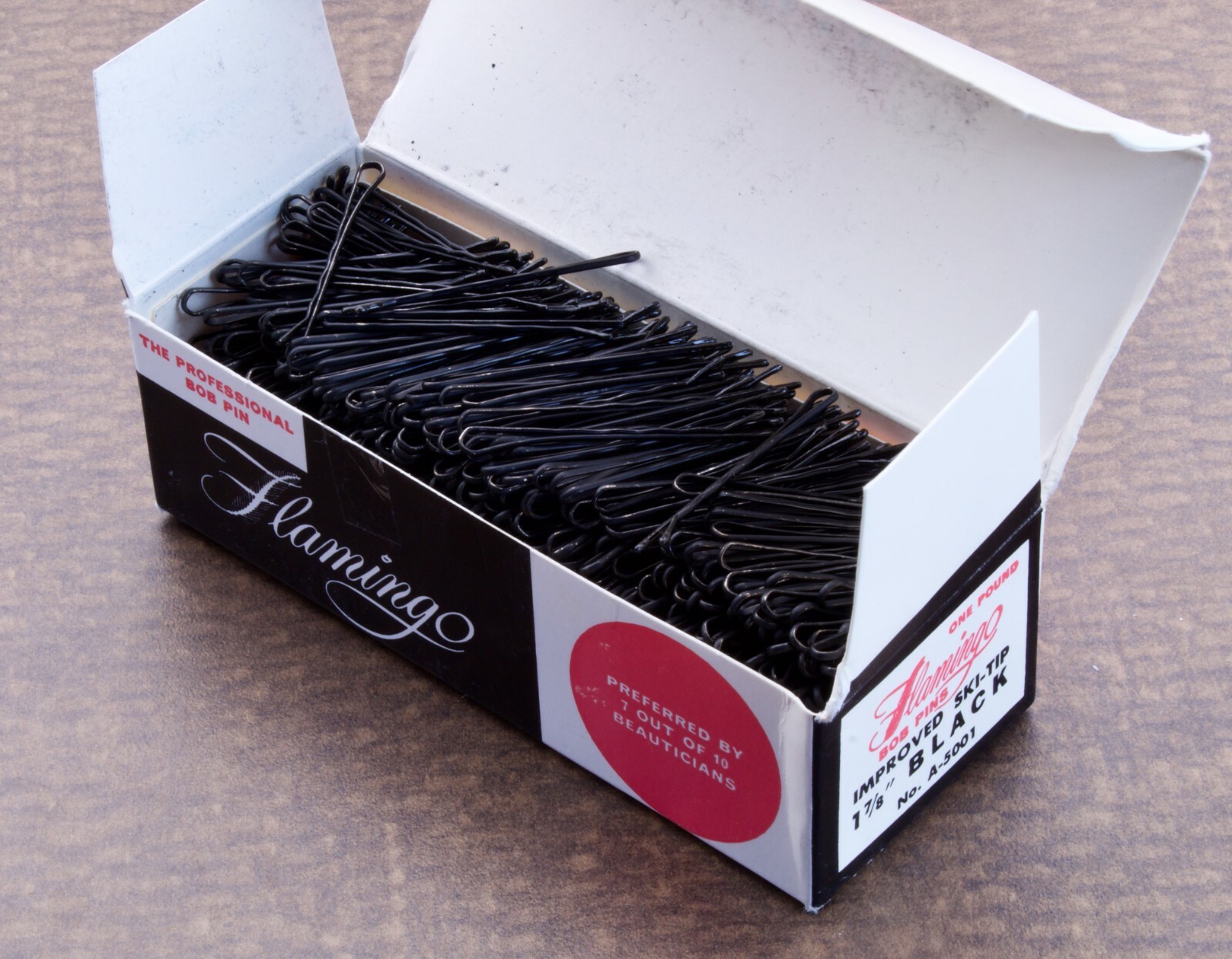Vintage 1950’s Flamingo Professional Bob Pins 1 7/8in A-5001 Ski Tip