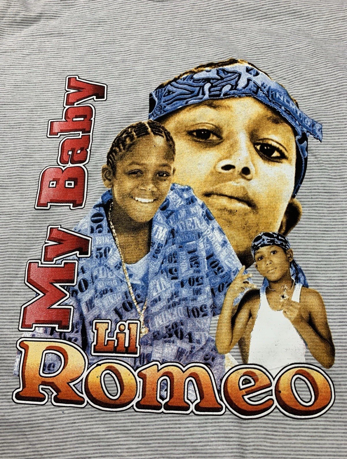 Vintage Lil Romeo Shirt Sz S Rap Hip Hop 90s 2000s No Limit Master P My Baby