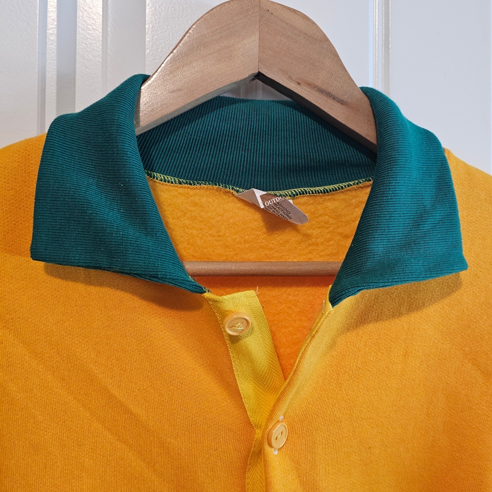 Vintage World Jamboree Mondial Australia Sweater Men XL Green Preppy Boy Scouts