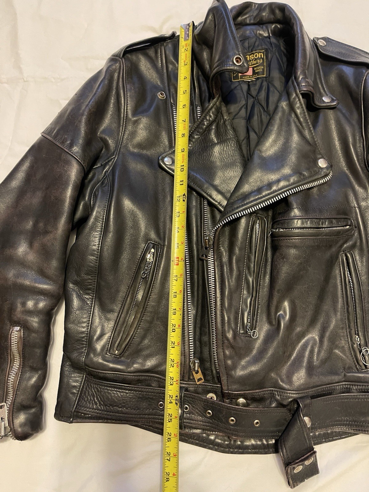 VTG Vanson Rock And Roll Twin Track TALON Size 44 In USA 80’s/90’s RARE
