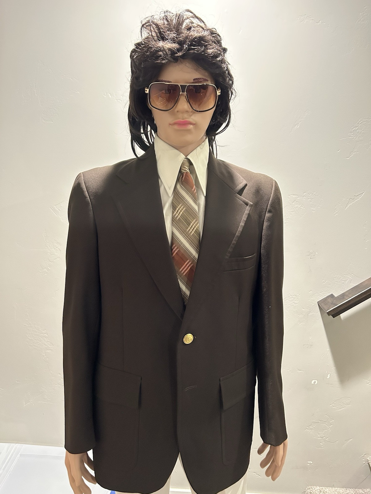 Vintage 1980’s JCPenny Contemporary Classics Brown Poly Blazer Sz 44R