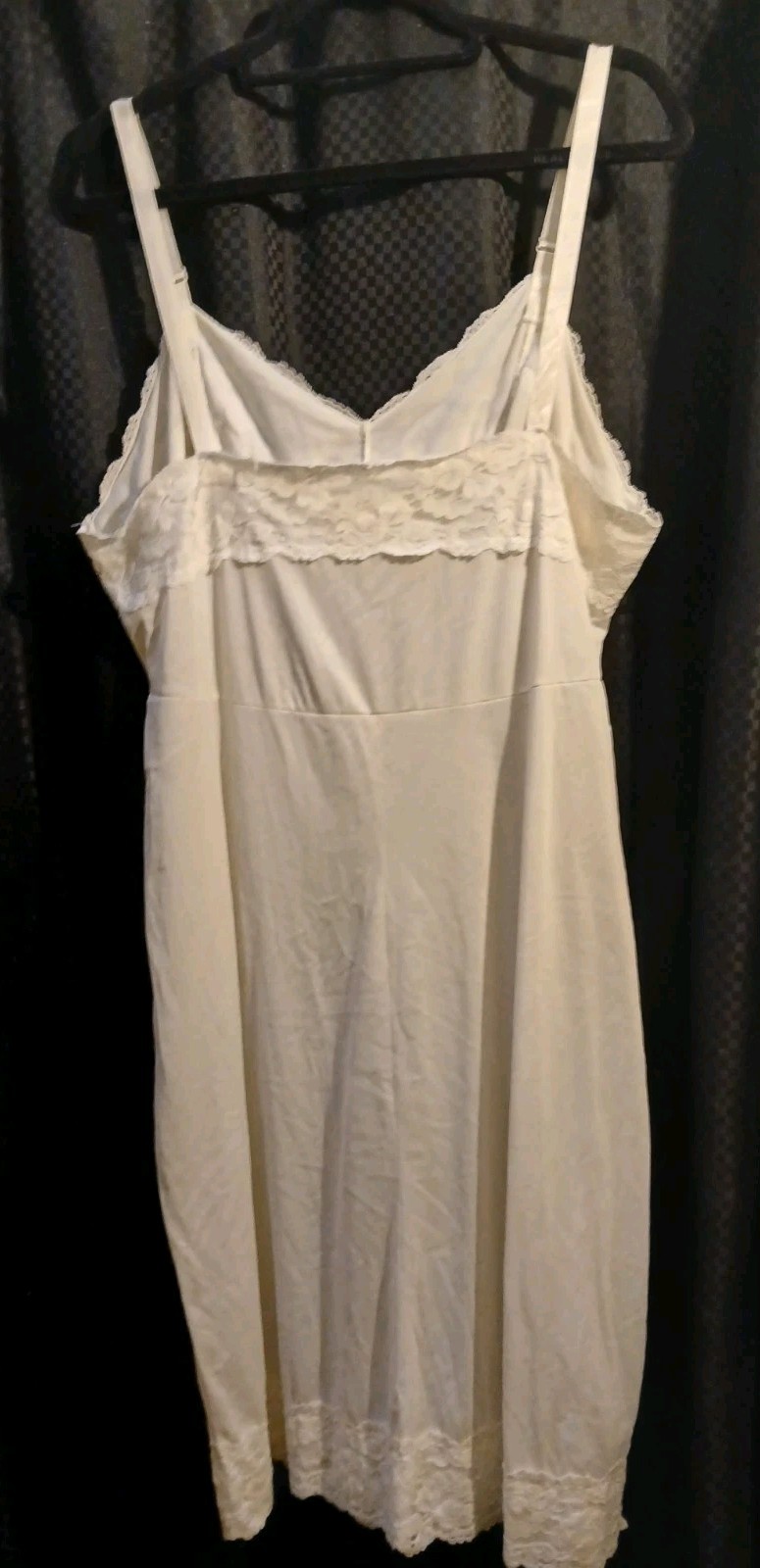 Vintage Full Slip Plus Size 44 Pinehurst Lingerie White Made in USA