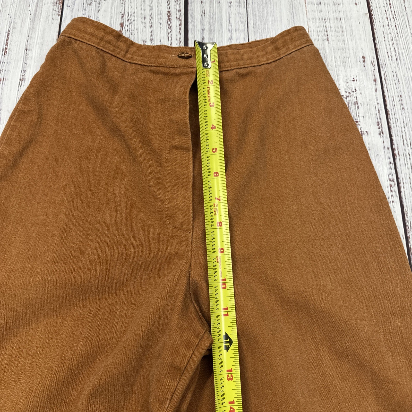 VTG 70’s High Waist Bell Bottoms Womens Sz. 22×30 Copper !See Description!