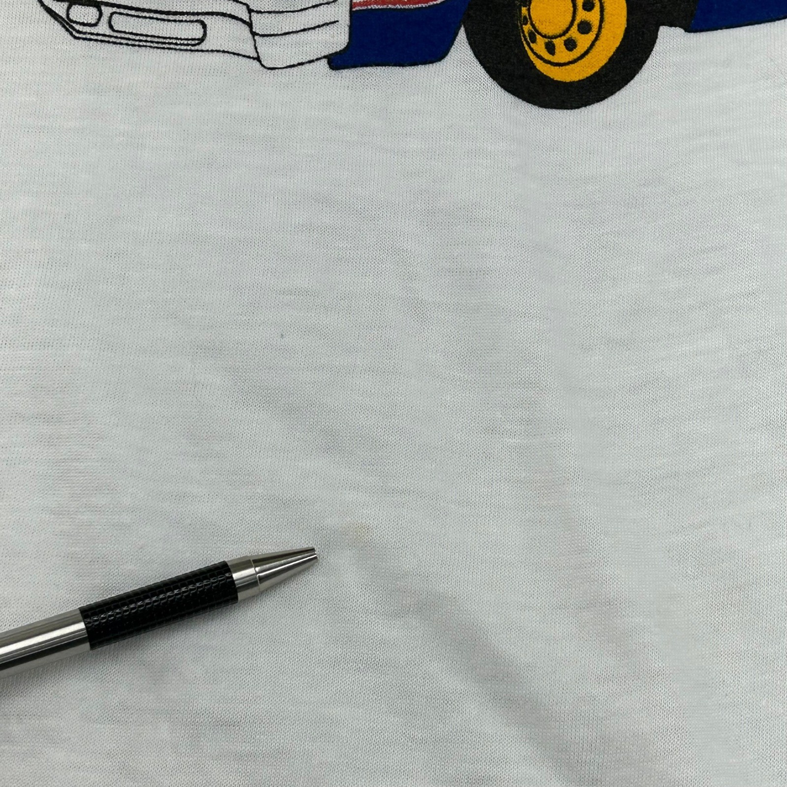 80s Vintage Wade Gagner Racing Graphic Ringer Tee Mens Large Short Sleeve Shirt