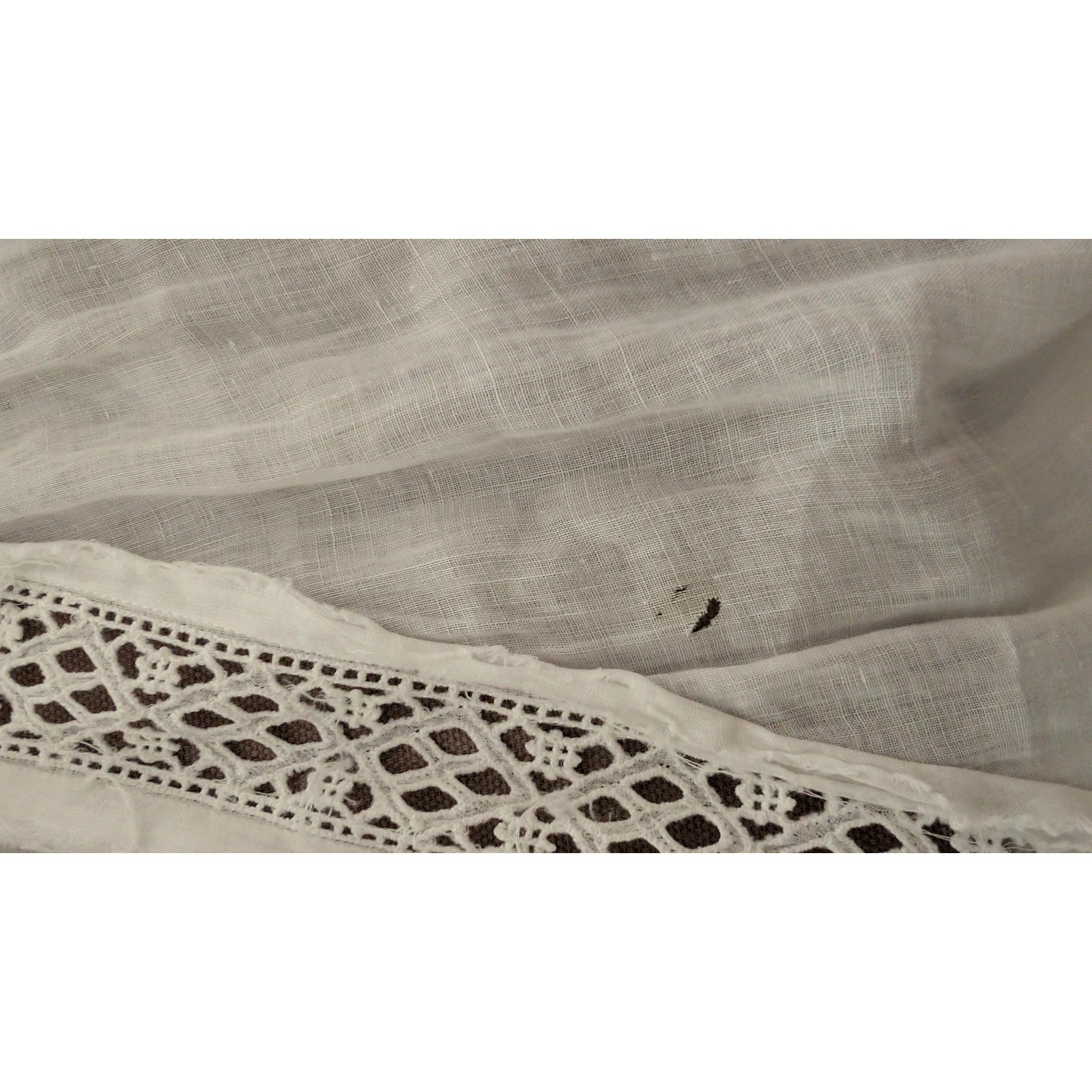 1900s Antique White Edwardian Victorian Dress – Boho Wedding Costume Petticoat