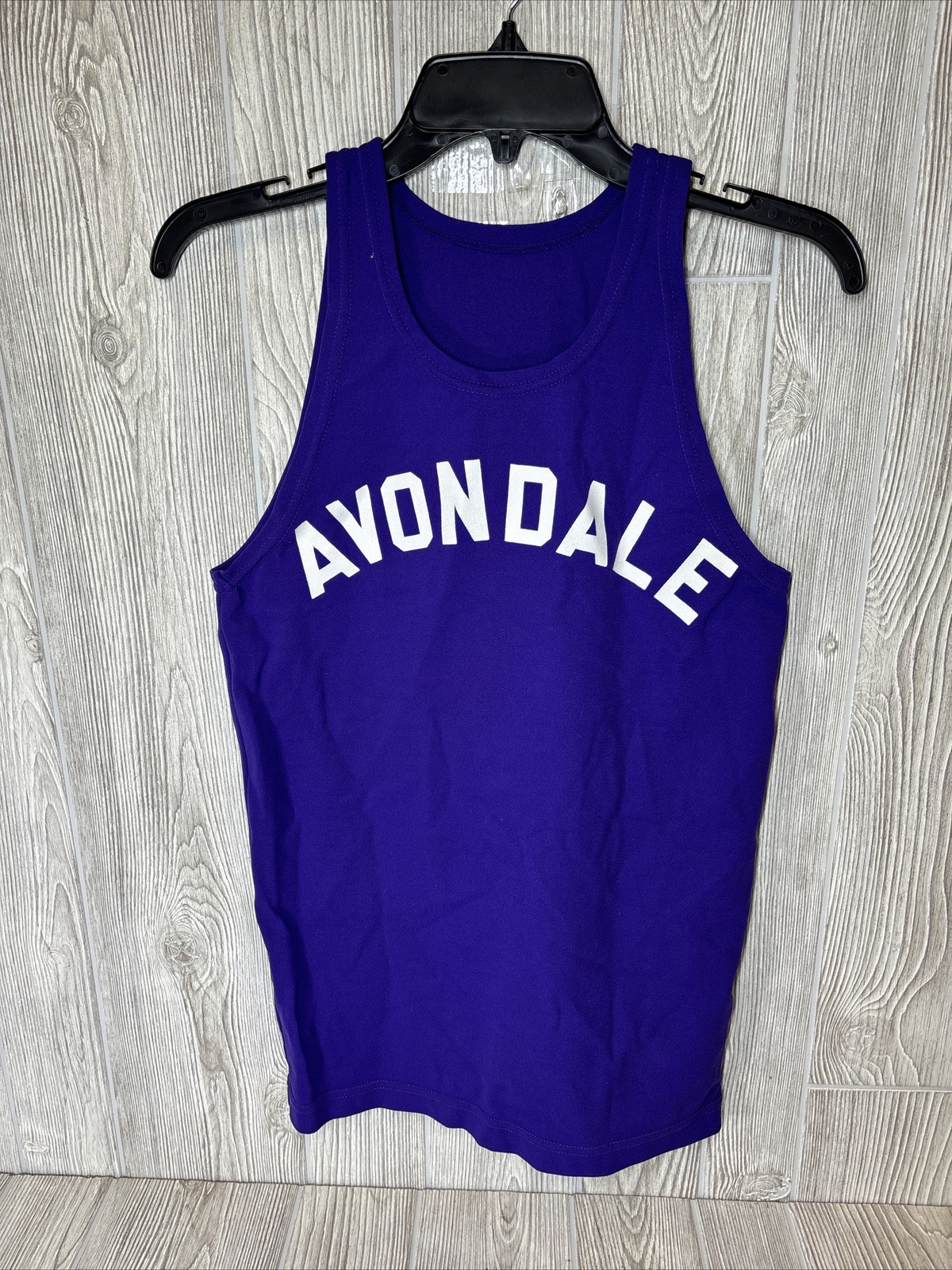 60s VTG FELCO BASKETBALL Jersey Avondale Indiana Tank Top Sewn Med Purple #4