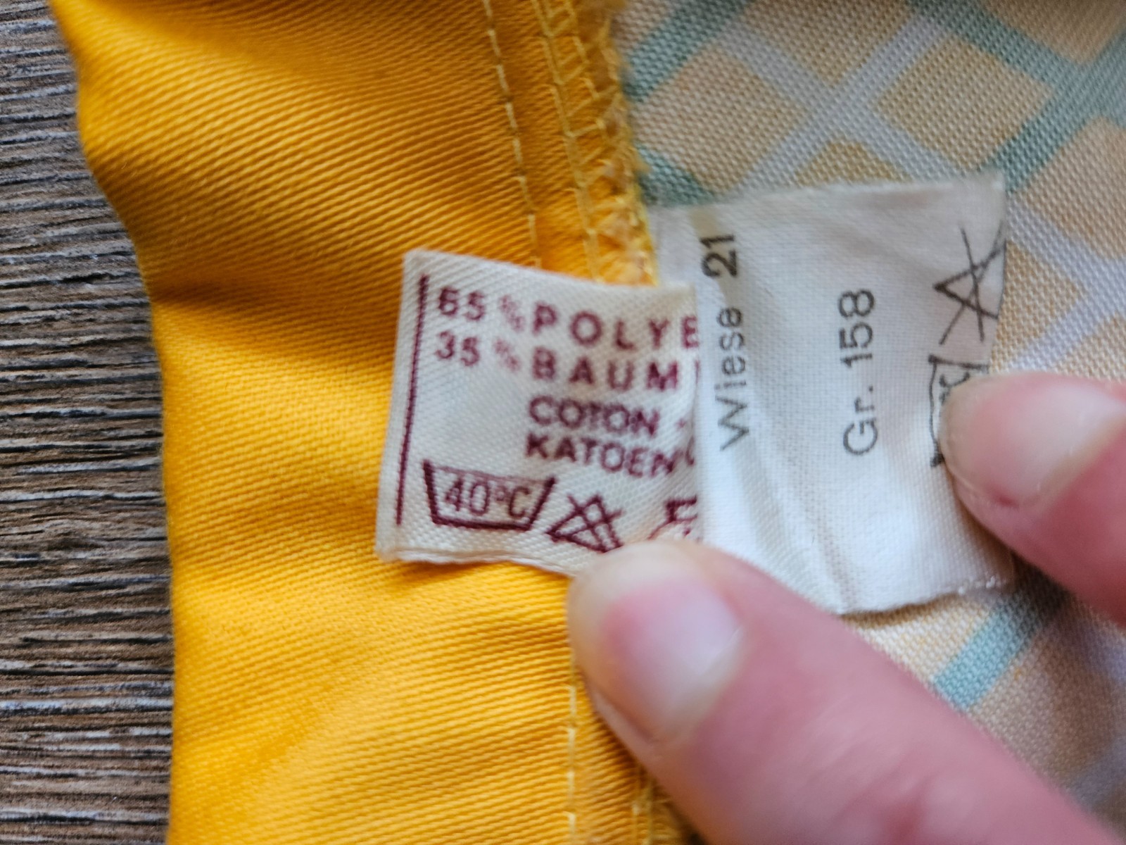 Vintage 50s yellow green women’s top cropped jacket cotton blend made in europe