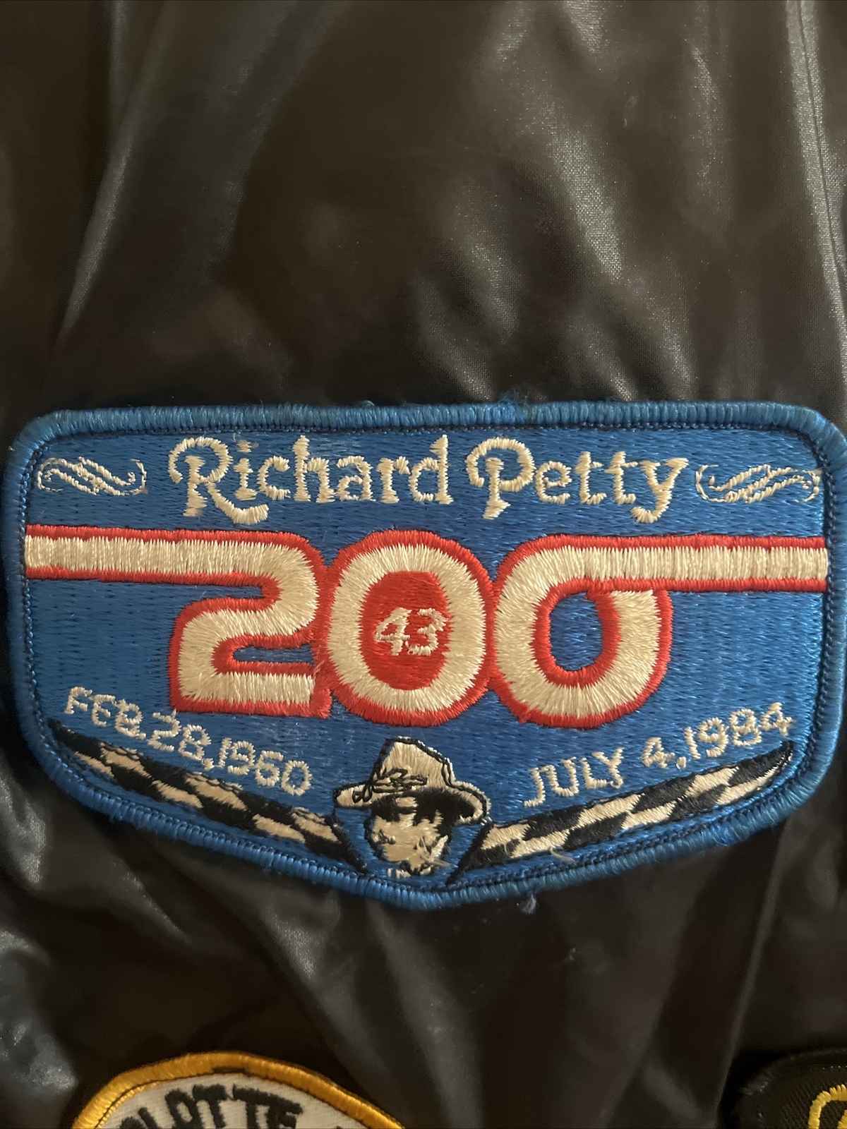 Vintage Hondaline Racing Jacket Honda NASCAR Patch Bomber XL Rare 70s 80s