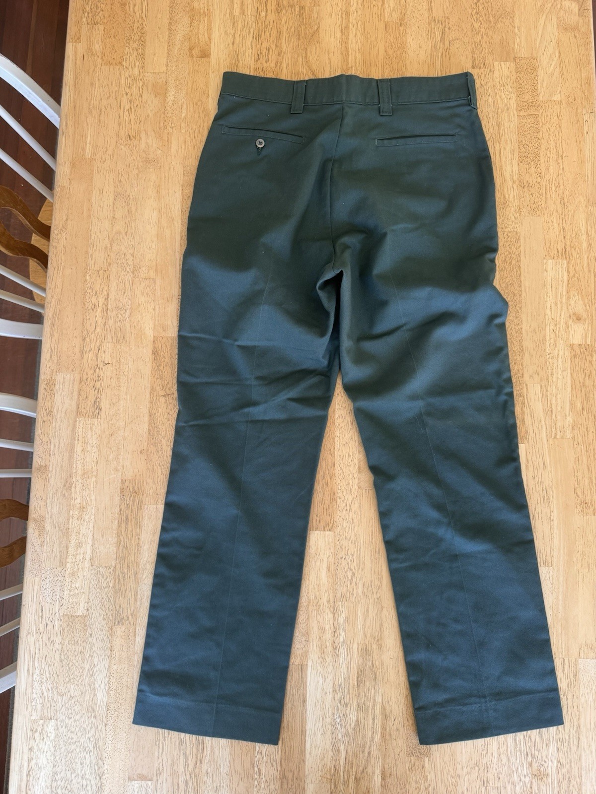 Vintage Green 70s Big Yank Magic Twill Work Pants 32×30