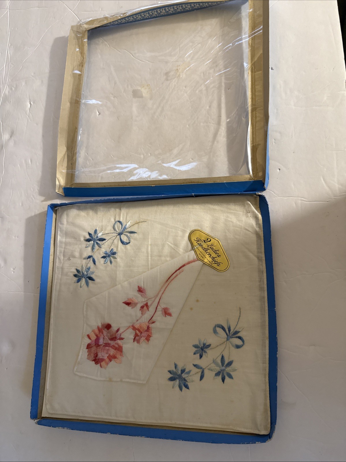 Lot-5 Vintage Ladies Handkerchiefs Please See Photos & Description