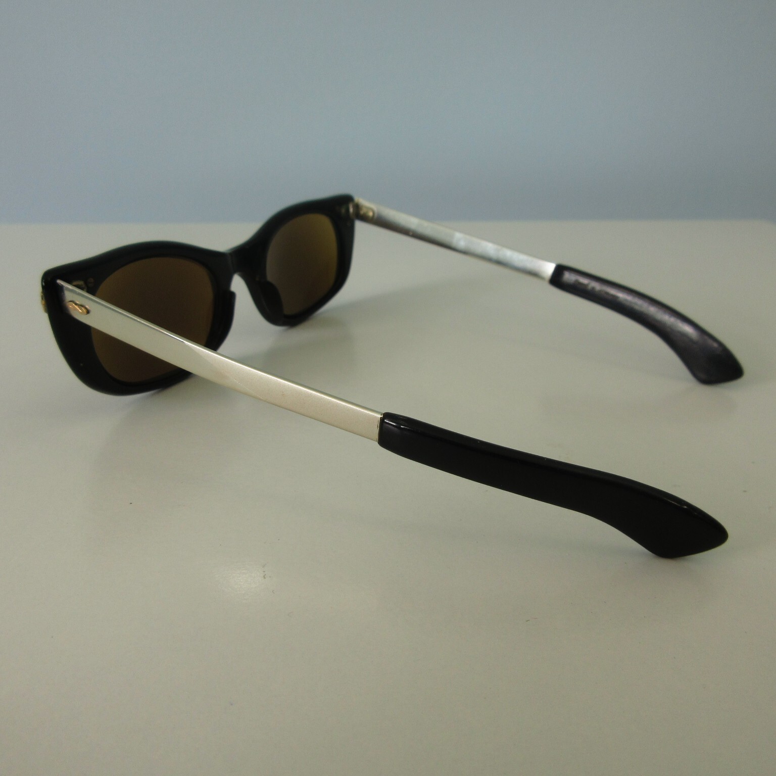 Vintage West Germany 50s Womens Eyeglasses EXCELLENT MCM Cool Mod Blue 48-16-130